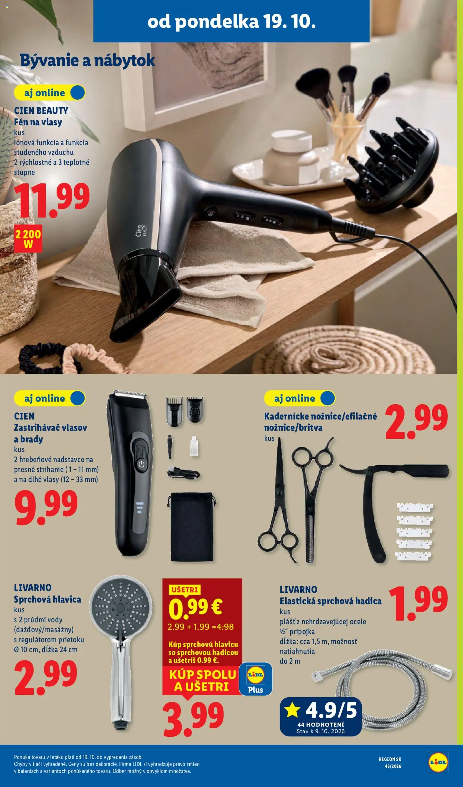 Nové Lidl akcie – leták je platný od 19.10.2026 | Strana: 63