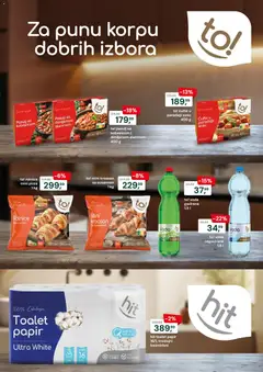 Podunavlje katalog - pregled Podunavlje kataloga - važi od 06.05.2026 | Strana: 2 | Proizvode: Pasulj, Toalet papir, So, Kroasan