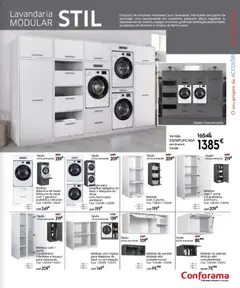 Pré-visualização Conforama folheto válido de 16.04.2026 | Página: 77 | Produtos: Porta, Máquina de lavar, Rodapé, Prateleira