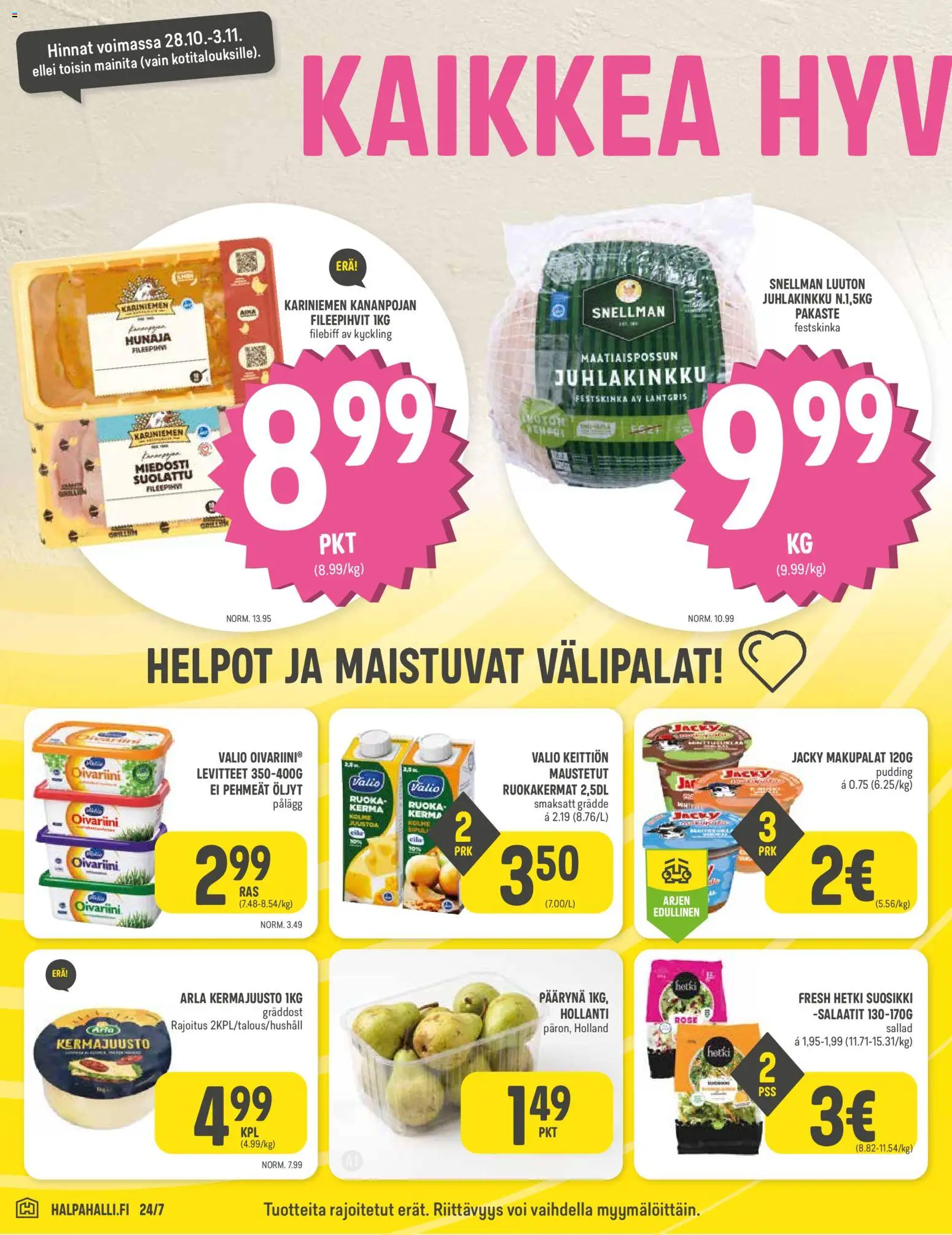 Halpa Halli tarjoukset – voimassa 28/10/2026 alkaen | Sivu: 2