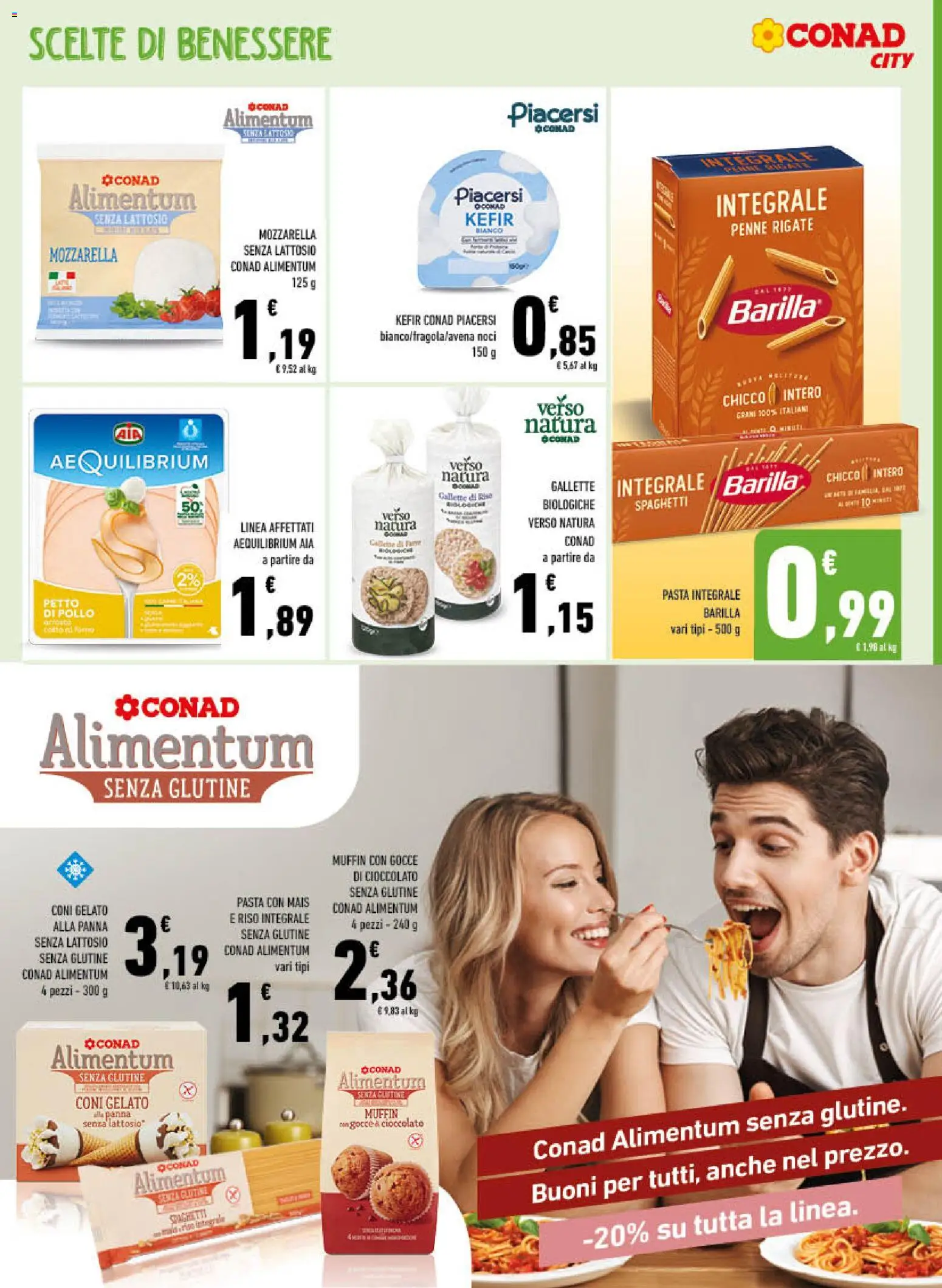 Volantino Conad del 06.05.2026 | Pagina: 7 | Prodotti: Riso, Panna, Pasta, Muffin