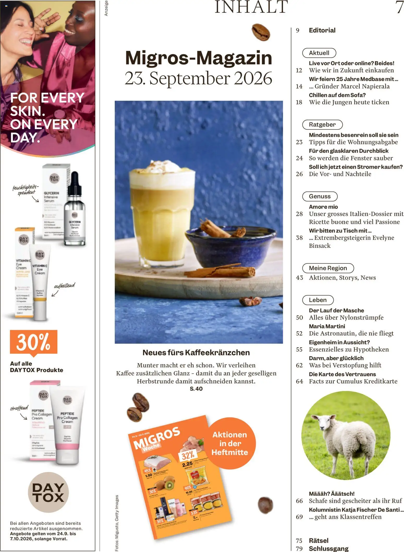 Migros aktionen Magazin – gültig ab 23.09.2026 | Seite: 7