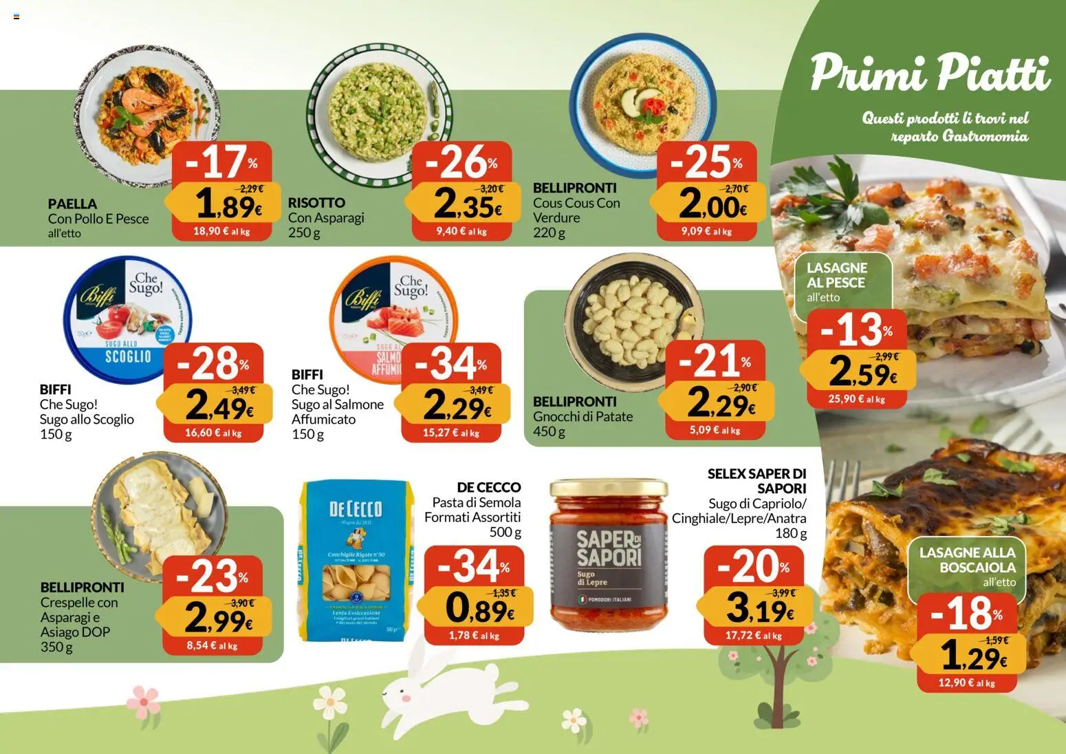 Volantino Galassia del 12.03.2026 | Pagina: 11 | Prodotti: Salmone, Pasta, Asparagi, Gnocchi