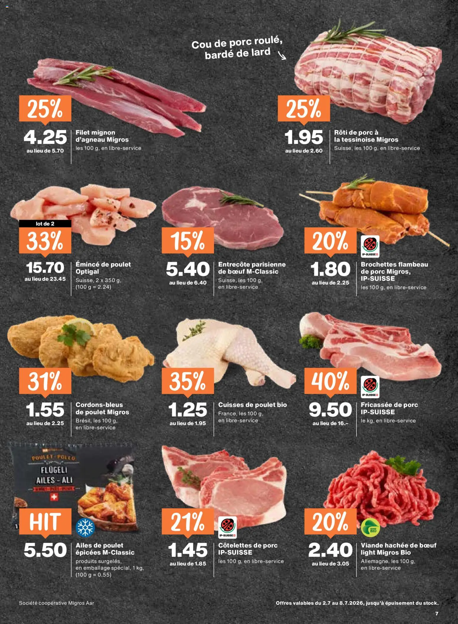 Migros aktionen FR – gültig ab 02.07.2026 | Seite: 7