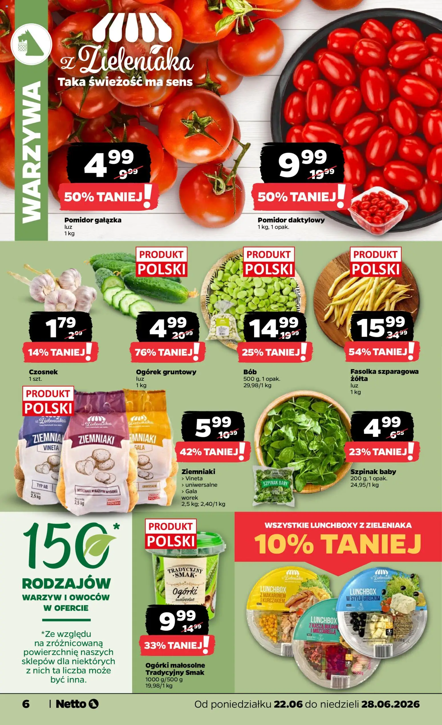 Netto gazetka od poniedziałku spożywcza od 22.06.2026 | Strona: 6