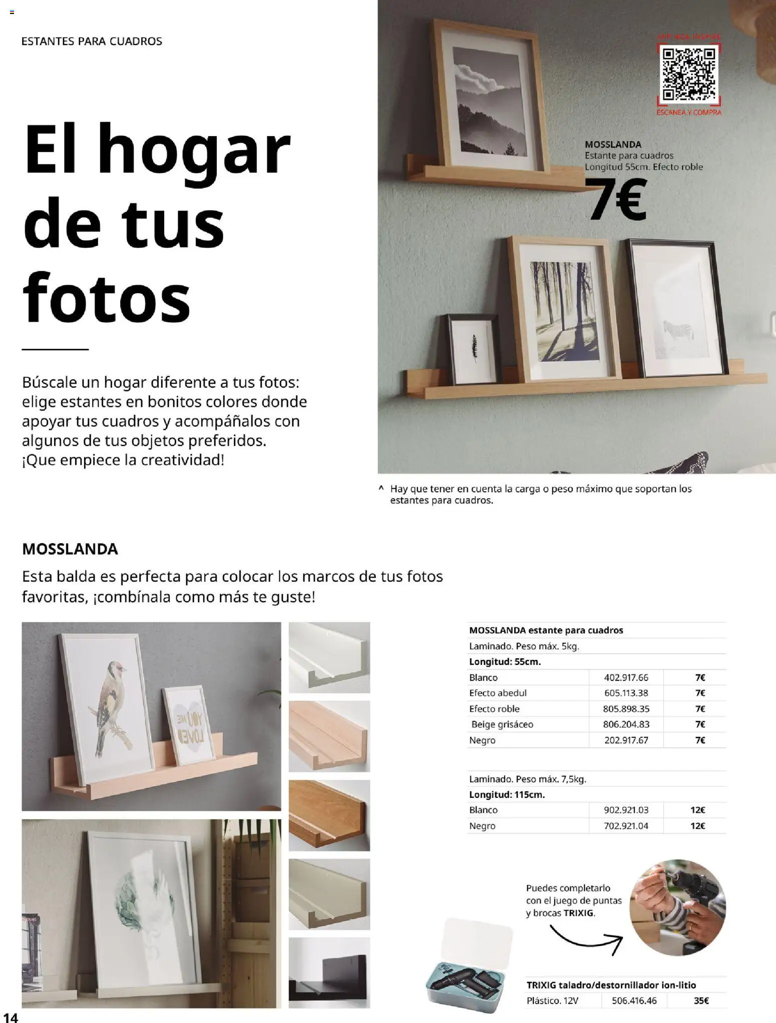 IKEA - Enmarca ya │ válido desde el 01/09/2026 | Página: 14 | Productos: Té, Peso, Estante