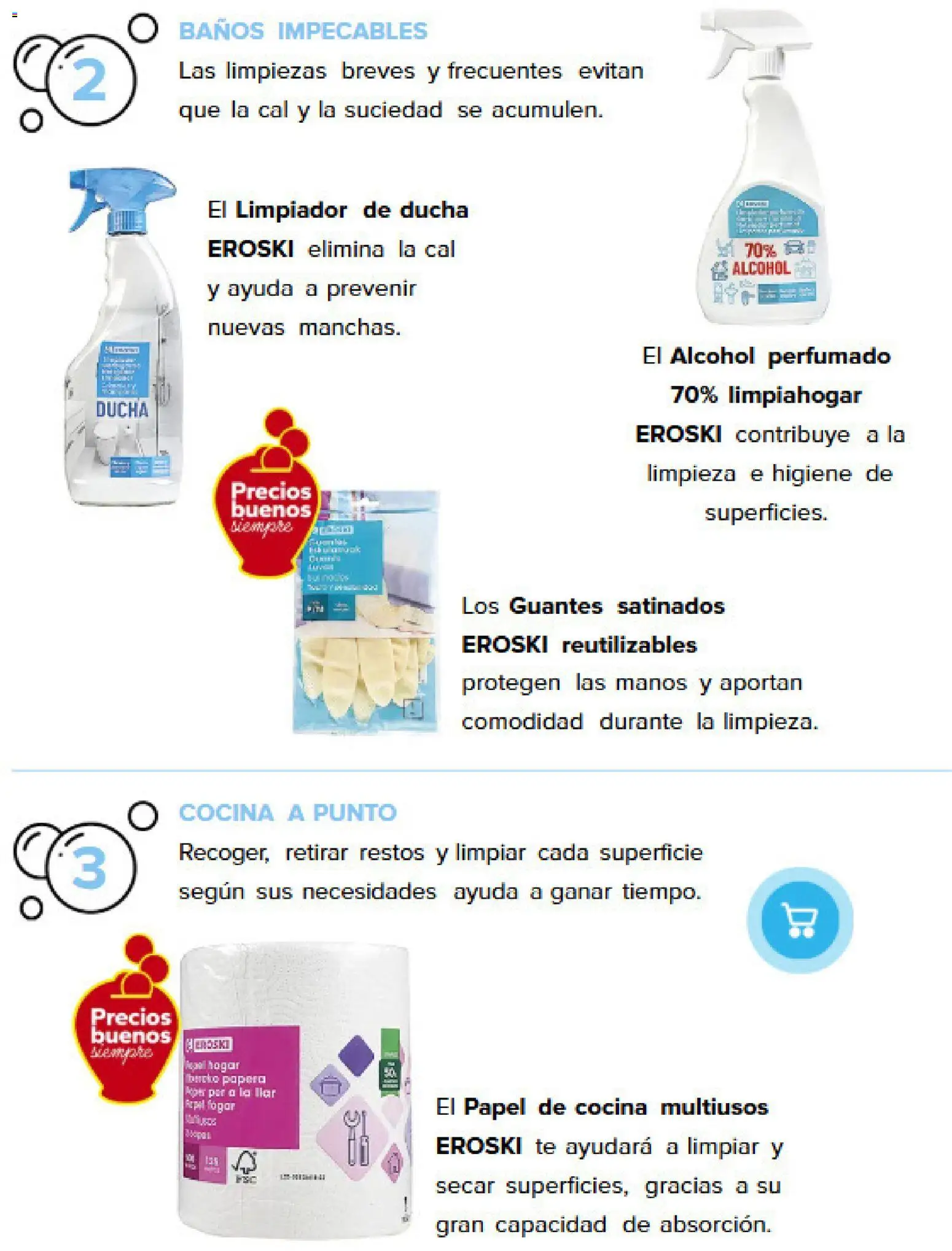 Caprabo Revista │ válido desde el 01/10/2026 | Página: 48 | Productos: Guantes, Cocina, Alcohol, Ducha