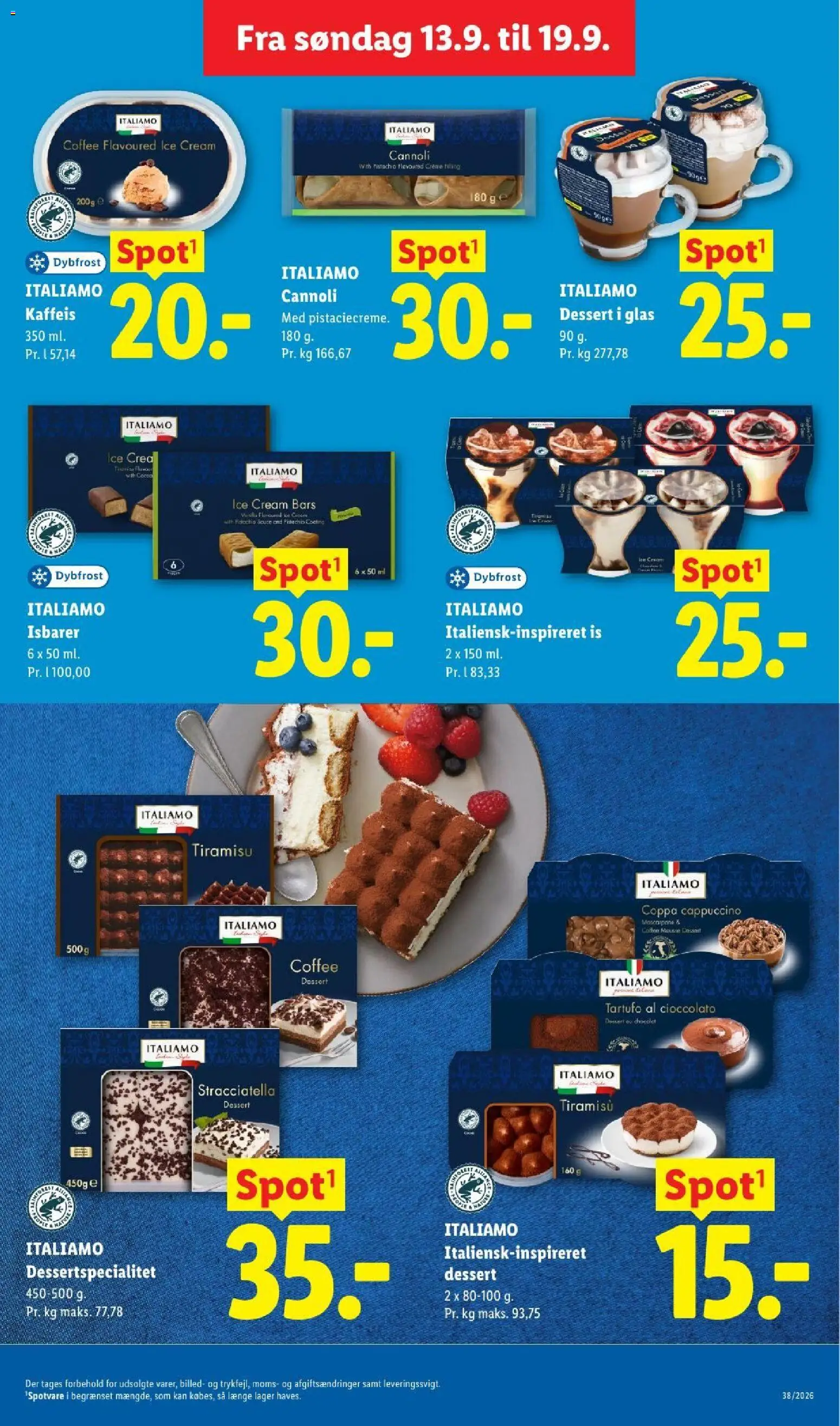 Lidl tilbudsavis – gyldig fra 13/09/2026 | Side: 15 | Produkter: Creme, Te, Is, Søm