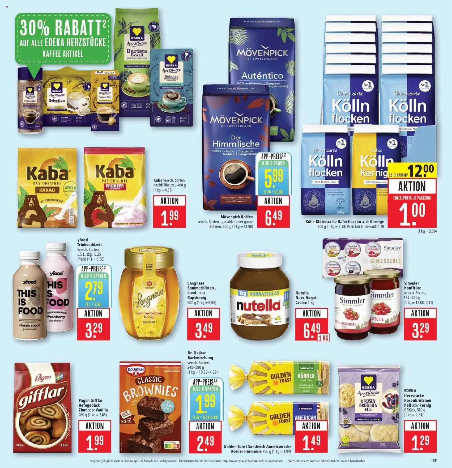 Marktkauf Prospekt Weil Am Rhein	 – gültig ab 27.04.2026 | Seite: 21 | Produkte: Toast, YFood, Movenpick kaffee, Flocken