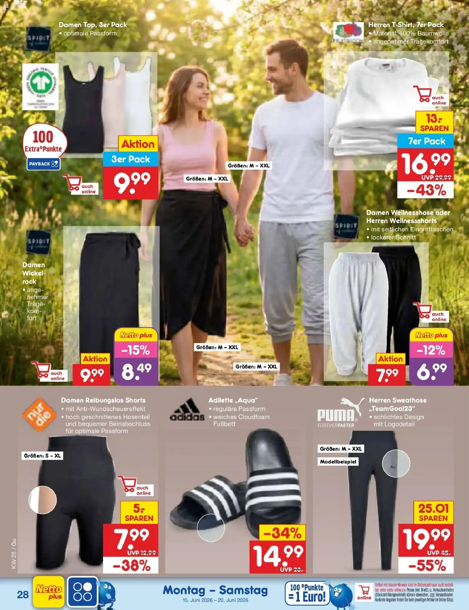 Netto Marken-Discount Prospekt Machern – gültig ab 14.06.2026 | Seite: 38 | Produkte: Sweathose, Rock