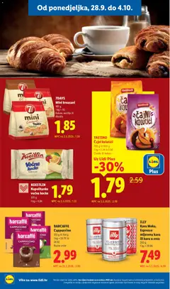 ILLY Kava Moka, Espresso mljevena kava ili kava u zrnu, 250 g, 1 kg = 29.96 - Pregled kataloga iz trgovine Lidl, vrijedi od 28.09.2026 | Stranica: 12