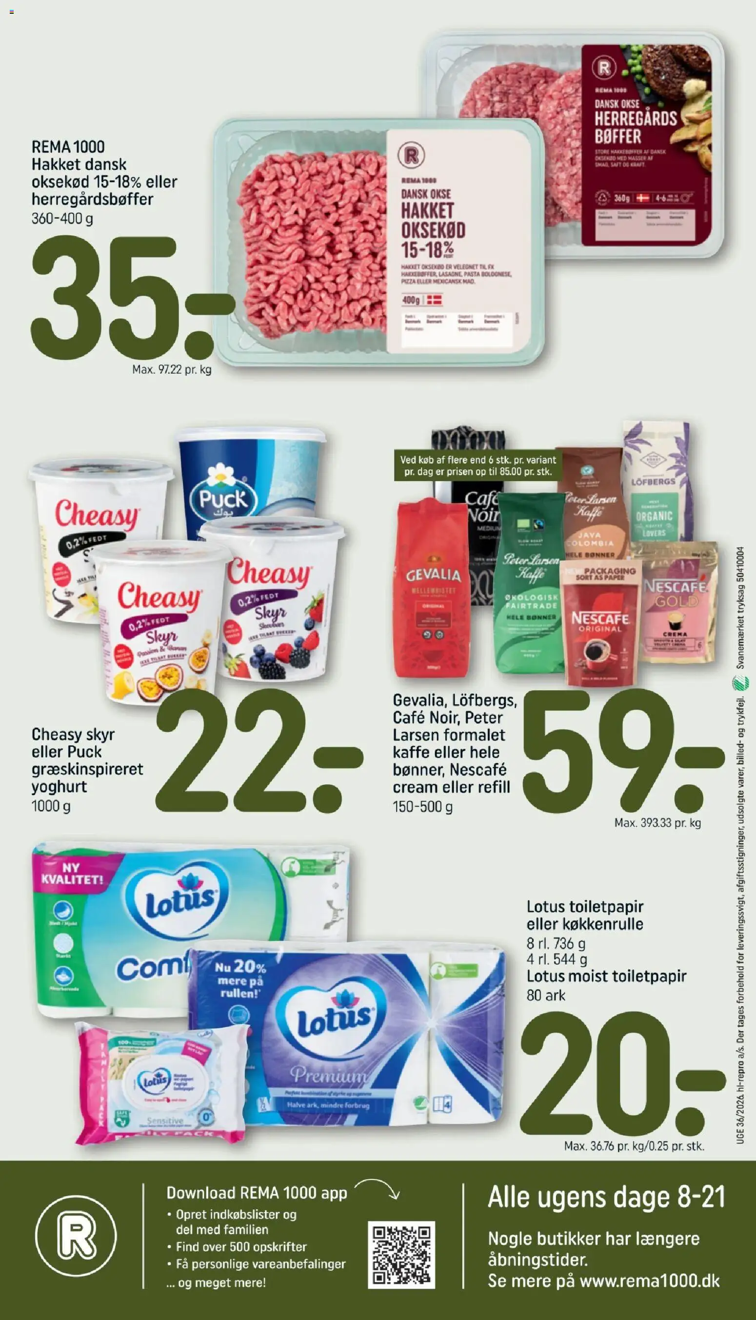 Rema 1000 tilbudsavis – gyldig fra 30/08/2026 | Side: 20