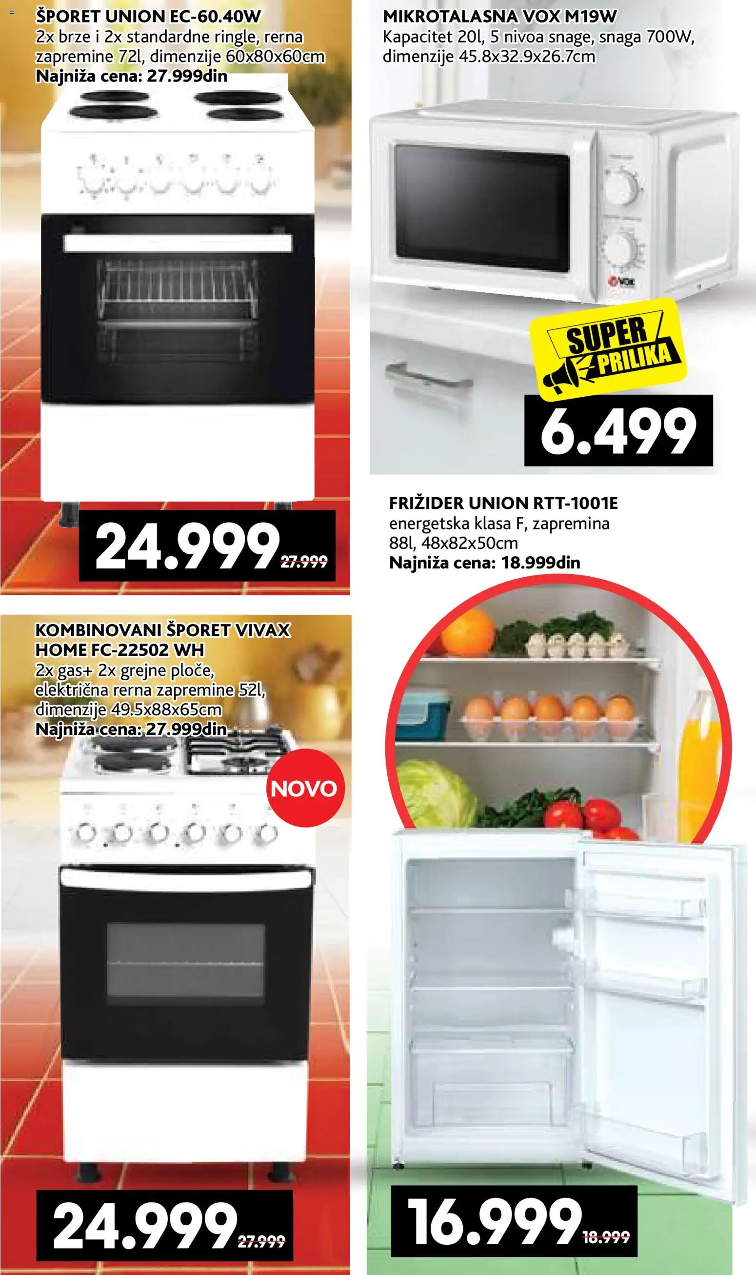 Roda katalog - važi od 11.07.2026 | Strana: 16 | Proizvode: Frižider, Rerna, Šporet