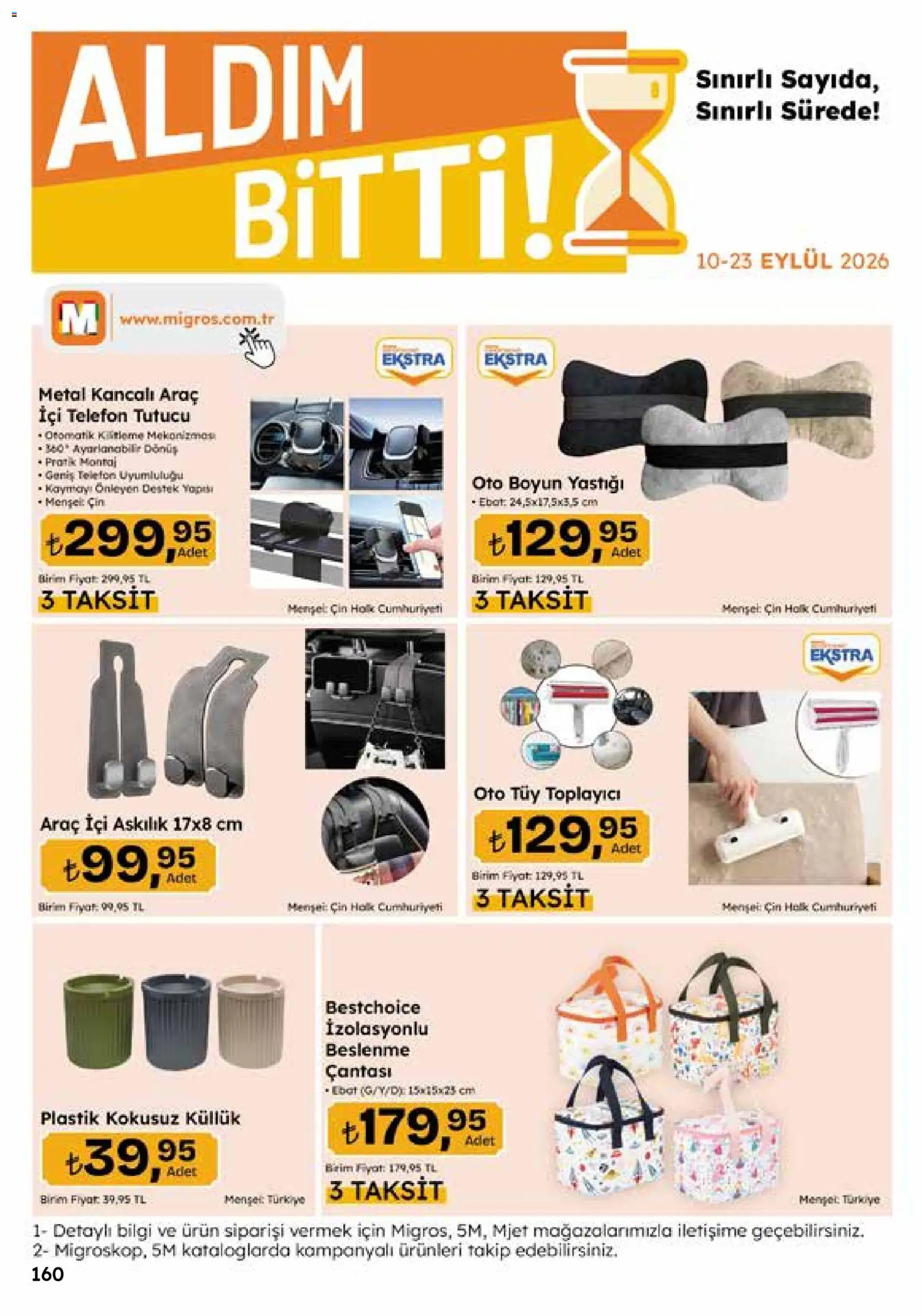 Migros Katalog - Migroskop - 10 Eylül 2026 tarihinden itibaren geçerlidir | Sayfa: 160