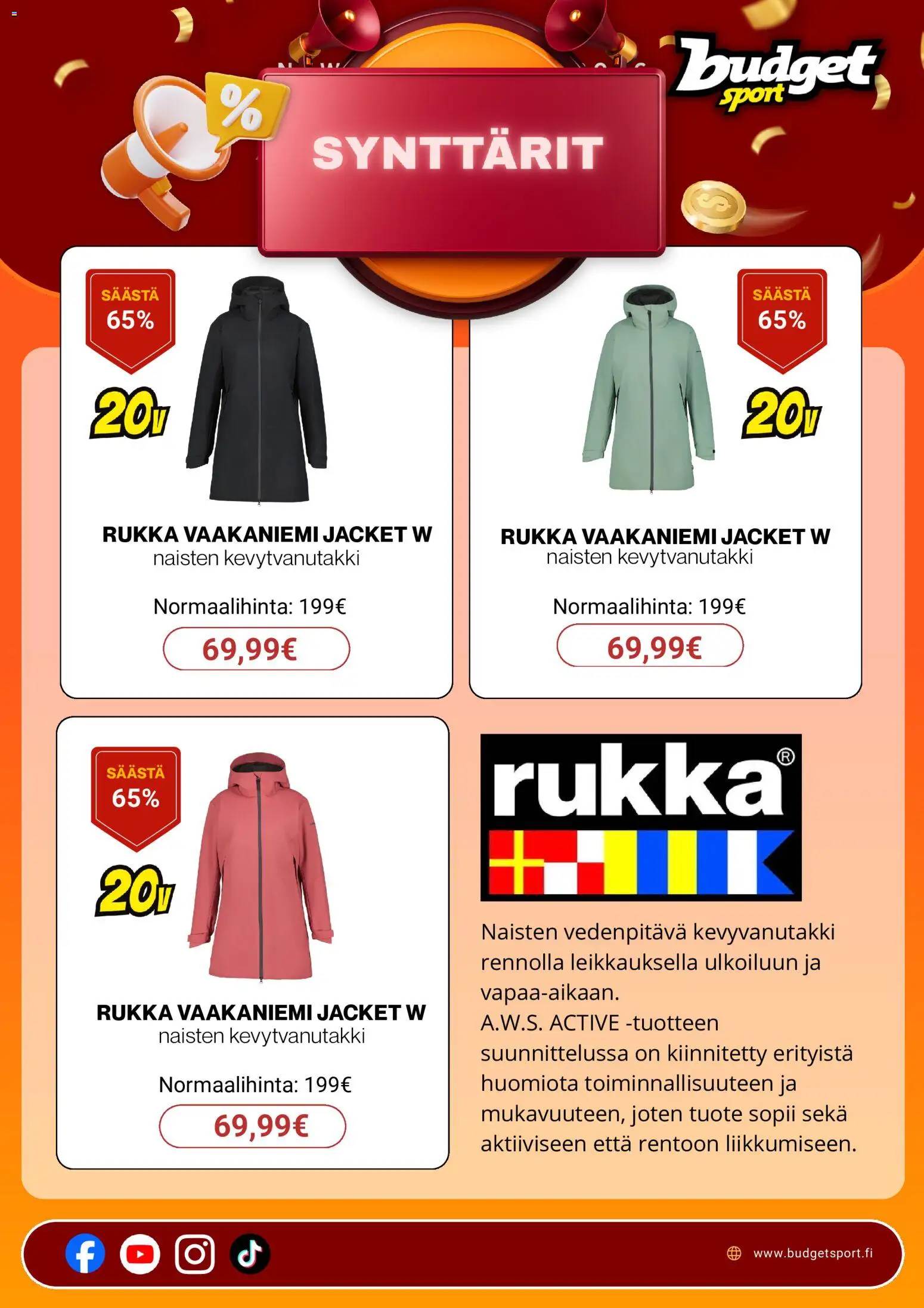Budget Sport tarjoukset – voimassa 06/10/2026 alkaen | Sivu: 2
