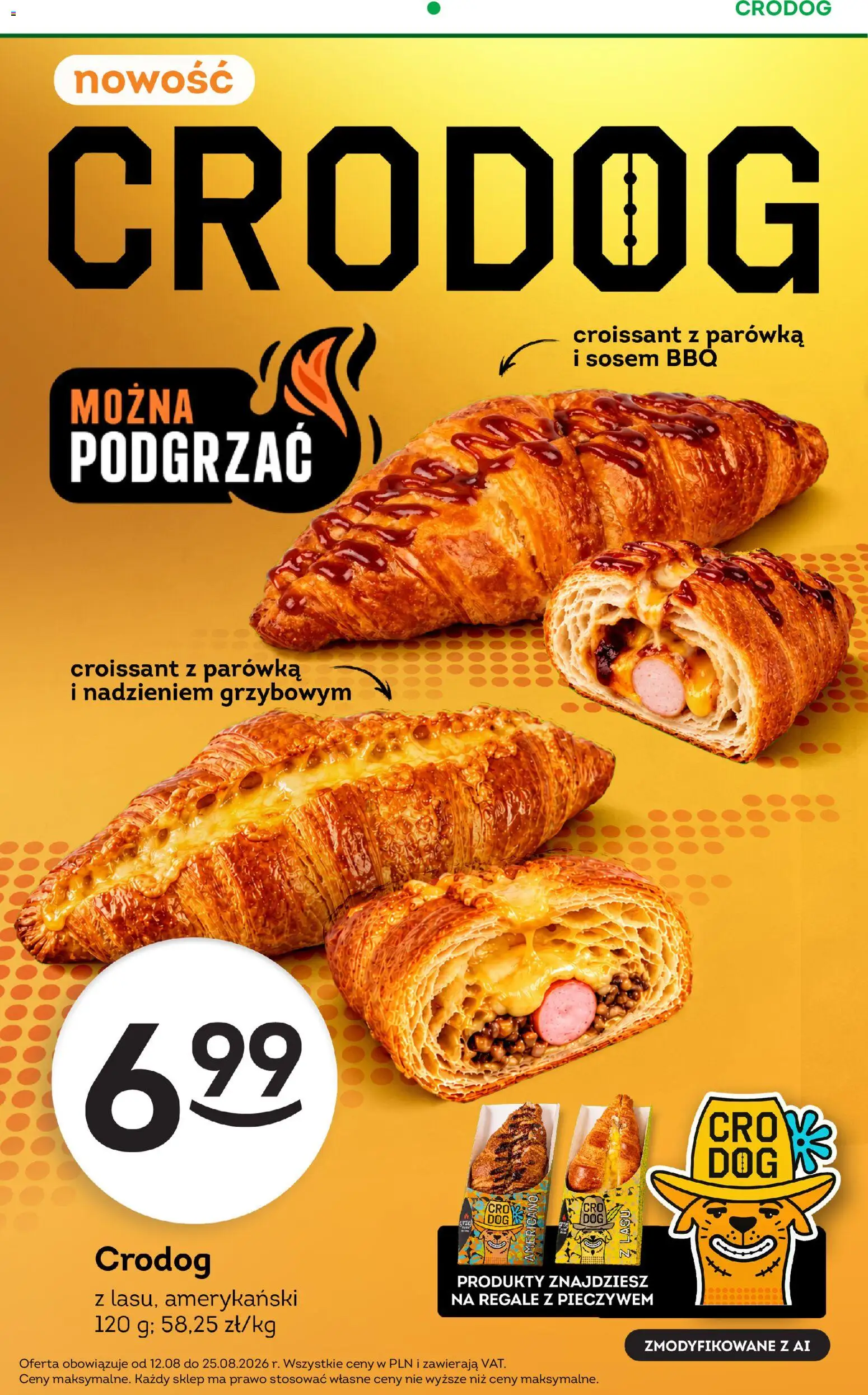 Żabka gazetka od 10.08.2026 | Strona: 68 | Produkty: Croissant