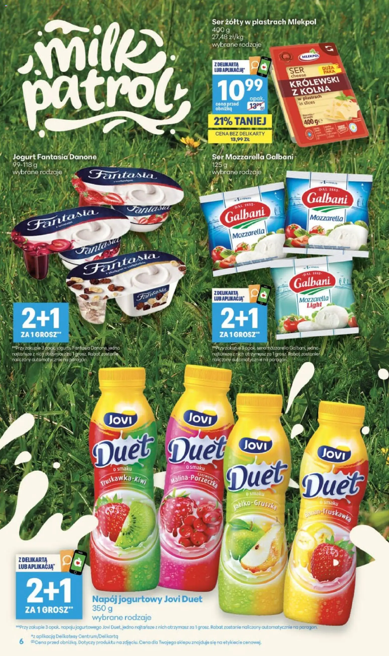 Delikatesy Centrum gazetka - Sklepy Własne od 20.08.2026 | Strona: 6 | Produkty: Ser żółty, Mozzarella light, Delikatesy, Ser