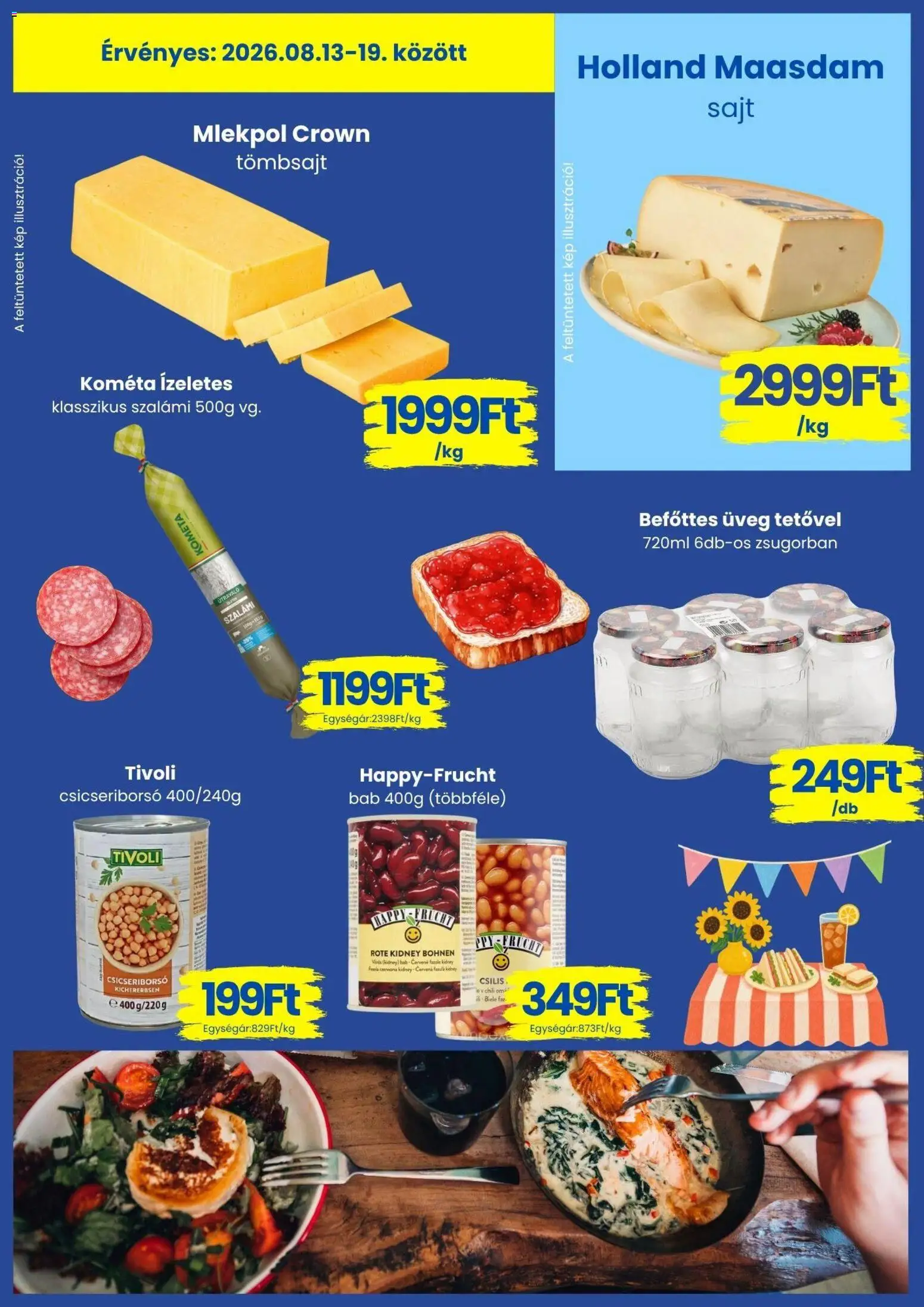 Magnetic akciós ujság - amely érvényes a következő dátumtól: 2026.08.13. | Oldal: 3 | Termékek: Üveg, Sajt, Szalámi, Kometa