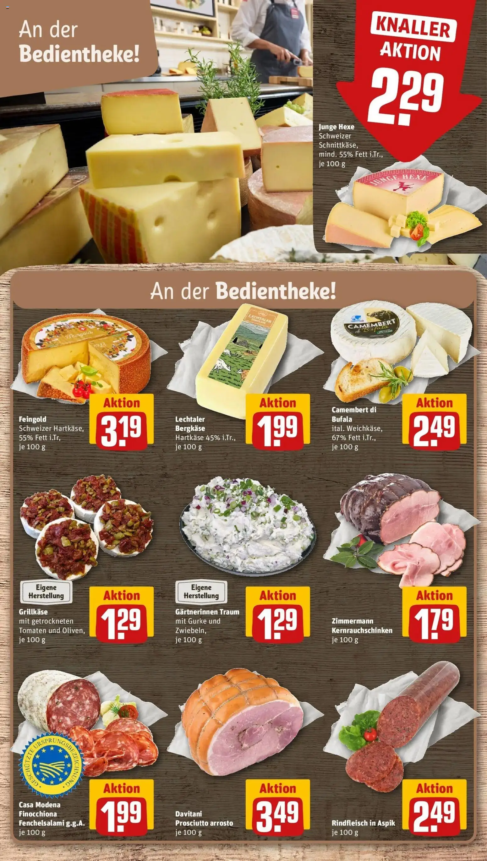 REWE Prospekt ab 10.08.2026 zum Blättern » Angebote | Seite: 9 | Produkte: Tomaten, Camembert, Rindfleisch