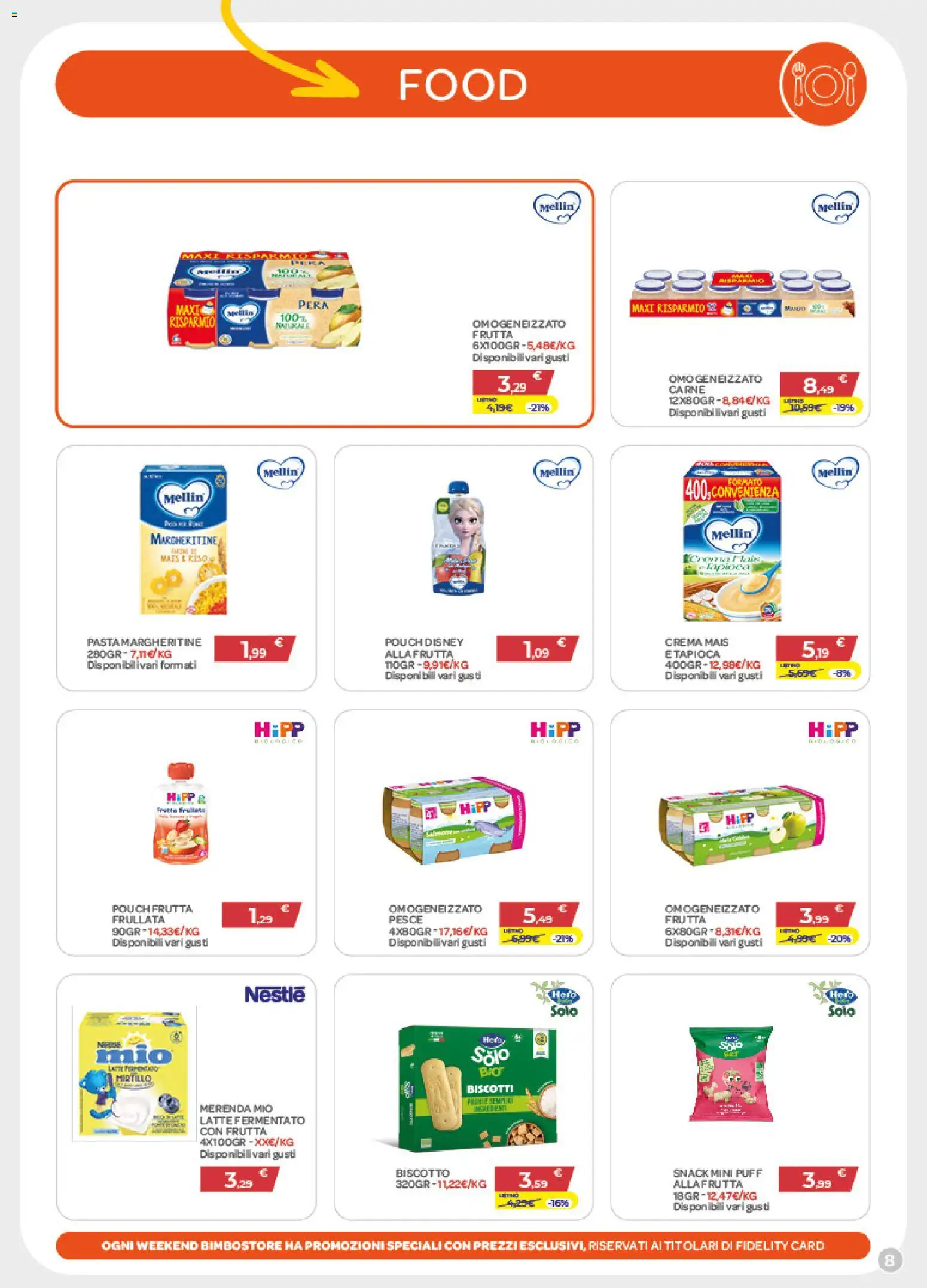 Volantino Bimbo store del 11.06.2026 | Pagina: 8