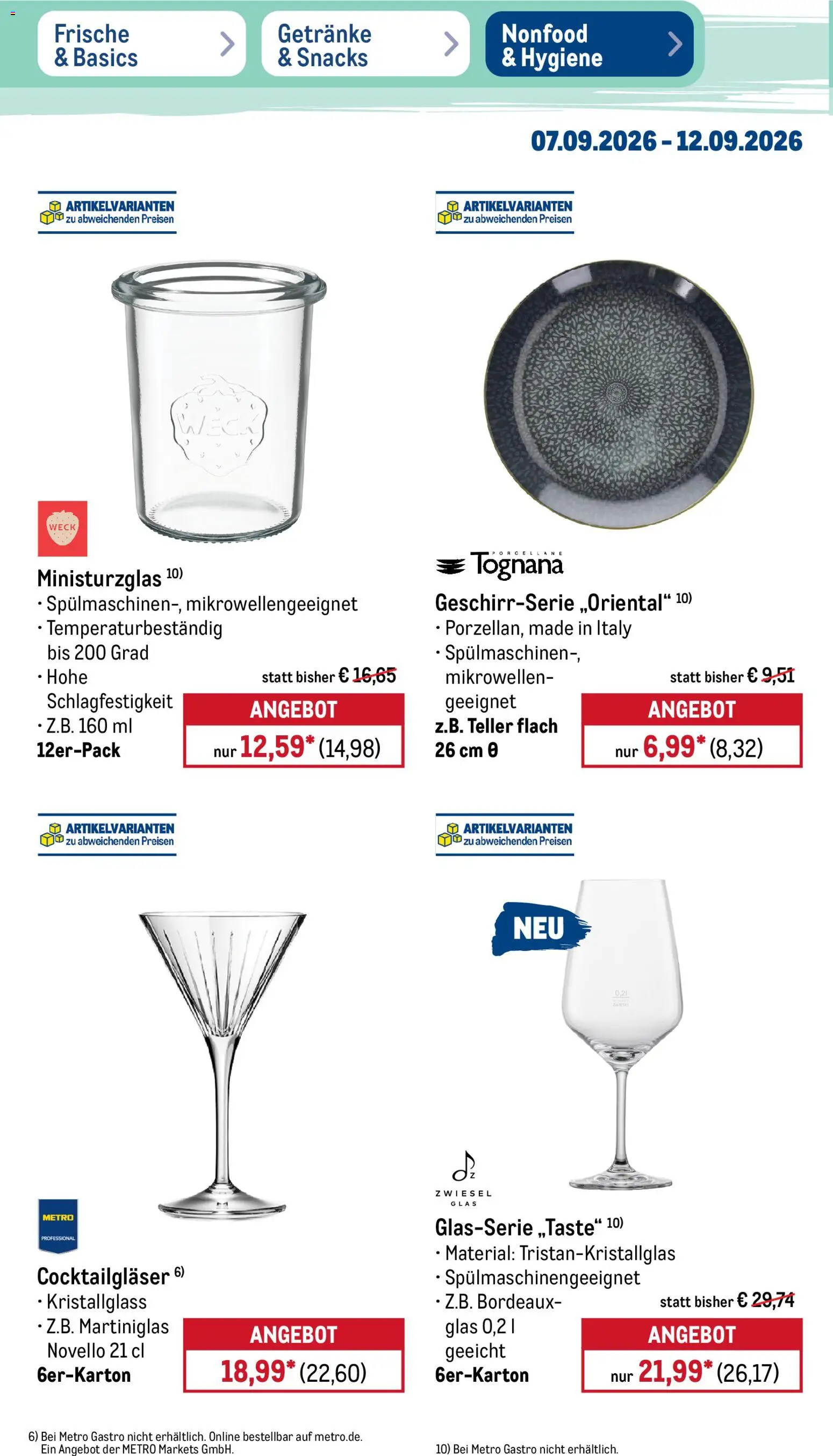 Metro NonFood-Angebote – gültig ab 07.09.2026 | Seite: 6