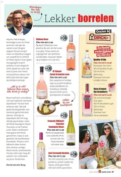 Dirk folder - Lekker Doen - Voorbeeld van een folder van Dirk, geldig van 06.05.2026 | Pagina: 47 | Producten: Gin, Aardbeien, Fles, Fruit