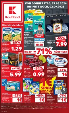 Kaufland Prospekt ab 27.08.2026 gültig