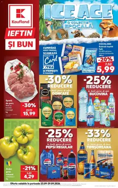 Ofertele Kaufland valabile de la 23.09.2026