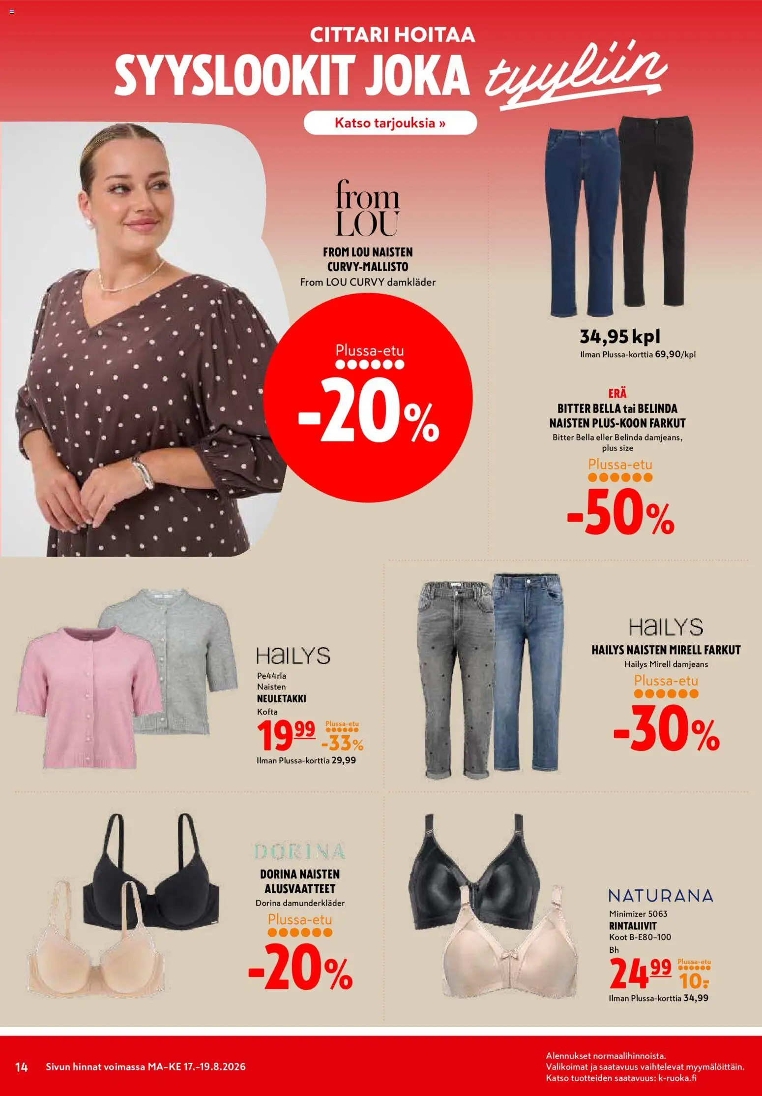 K-Citymarket tarjoukset – voimassa 17/08/2026 alkaen | Sivu: 14