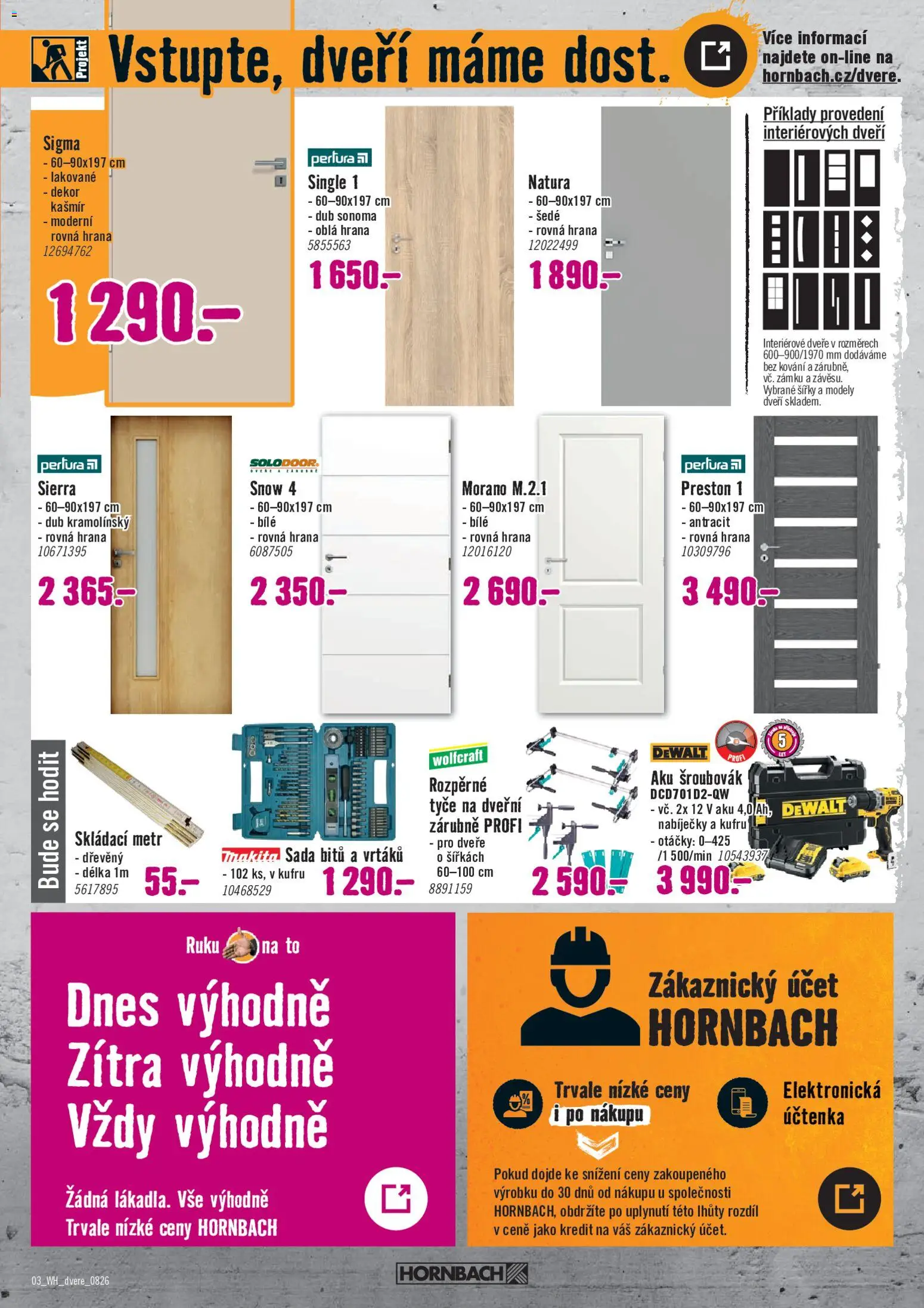 HORNBACH leták - Dveře od 05.08.2026 | Strana: 3