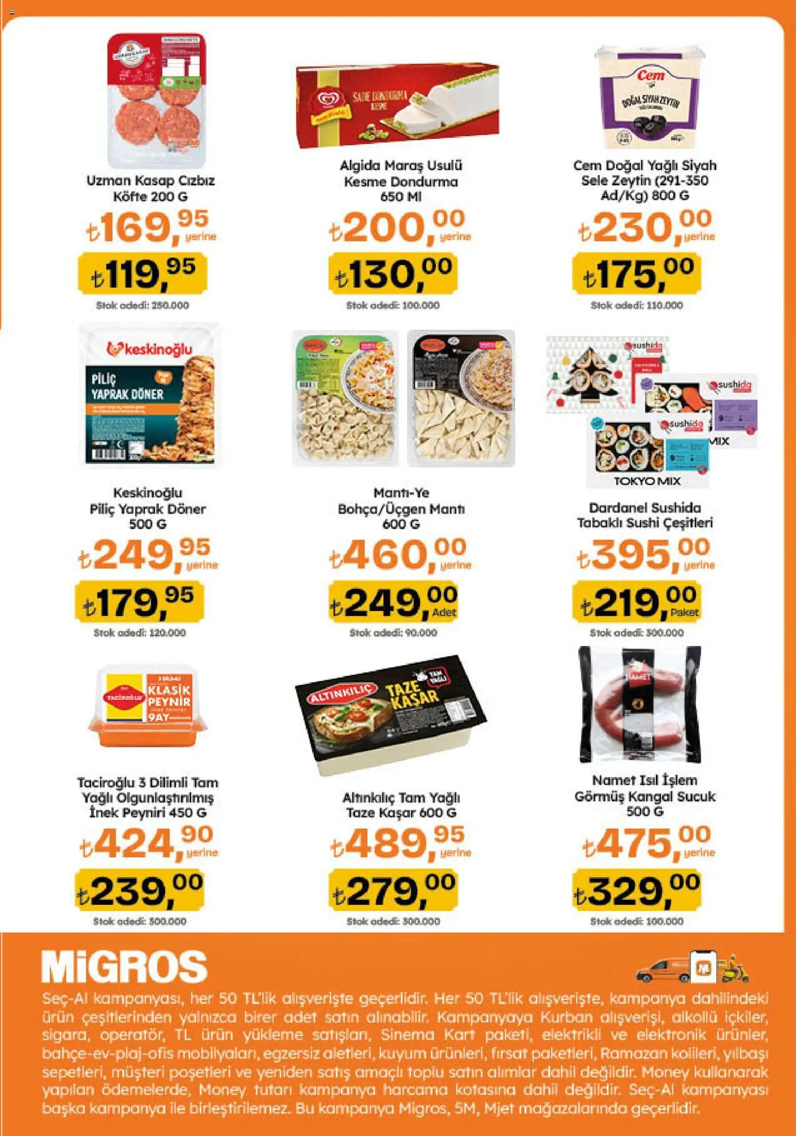 Migros Katalog - 5M Migroskop Dijital - 20 Ağustos 2026 tarihinden itibaren geçerlidir | Sayfa: 5 | Ürünler: Döner, Duş, Deterjan, Sucuk