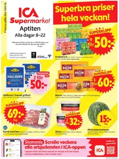 ICA Supermarket erbjudanden - Förhandsvisning av reklamblad från butik ICA Supermarket aktuell från 08.06.2026