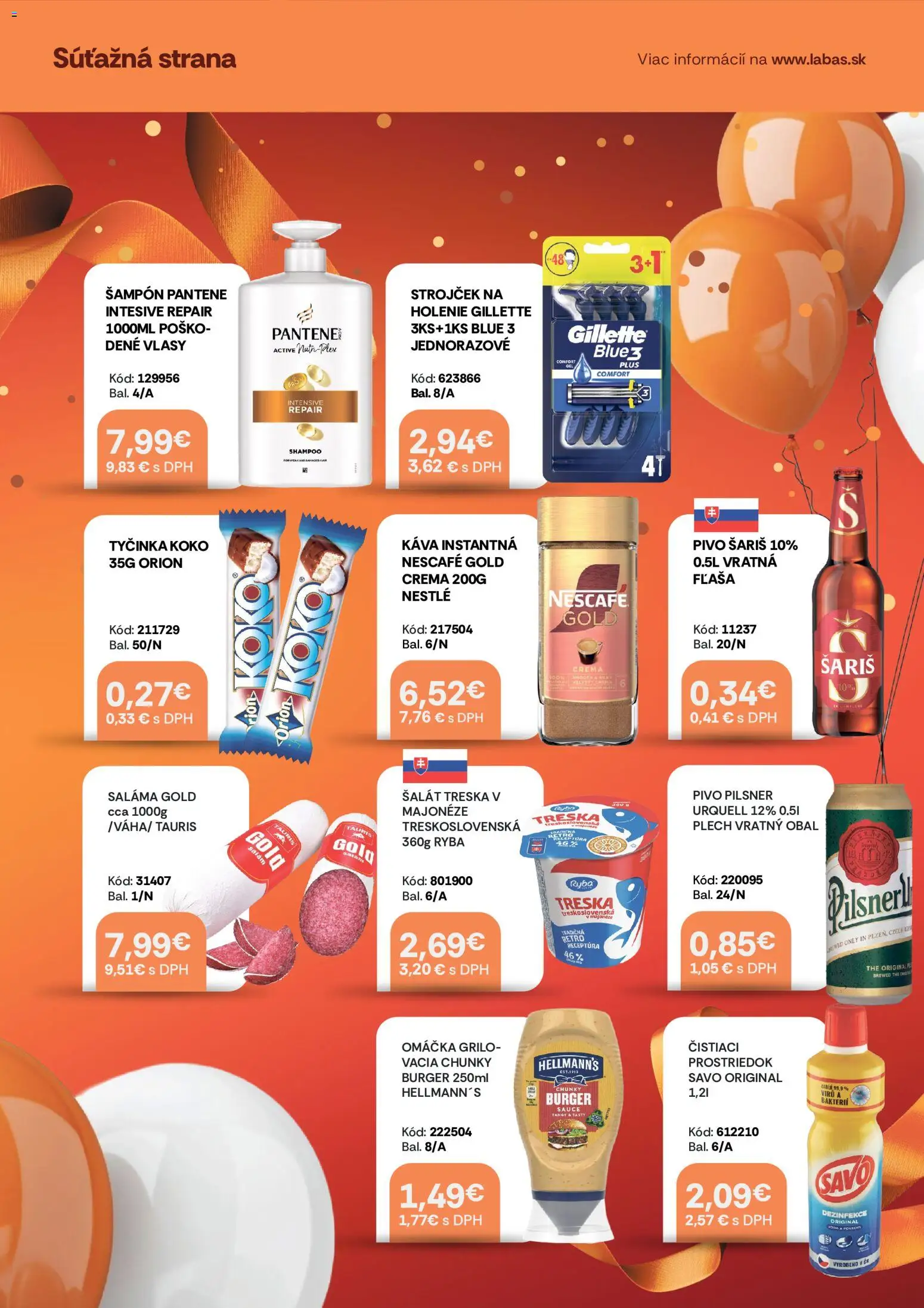 Nové Labaš akcie – leták je platný od 03.07.2026 | Strana: 5 | Produkty: Strojček, Dron, Pivo, Treska