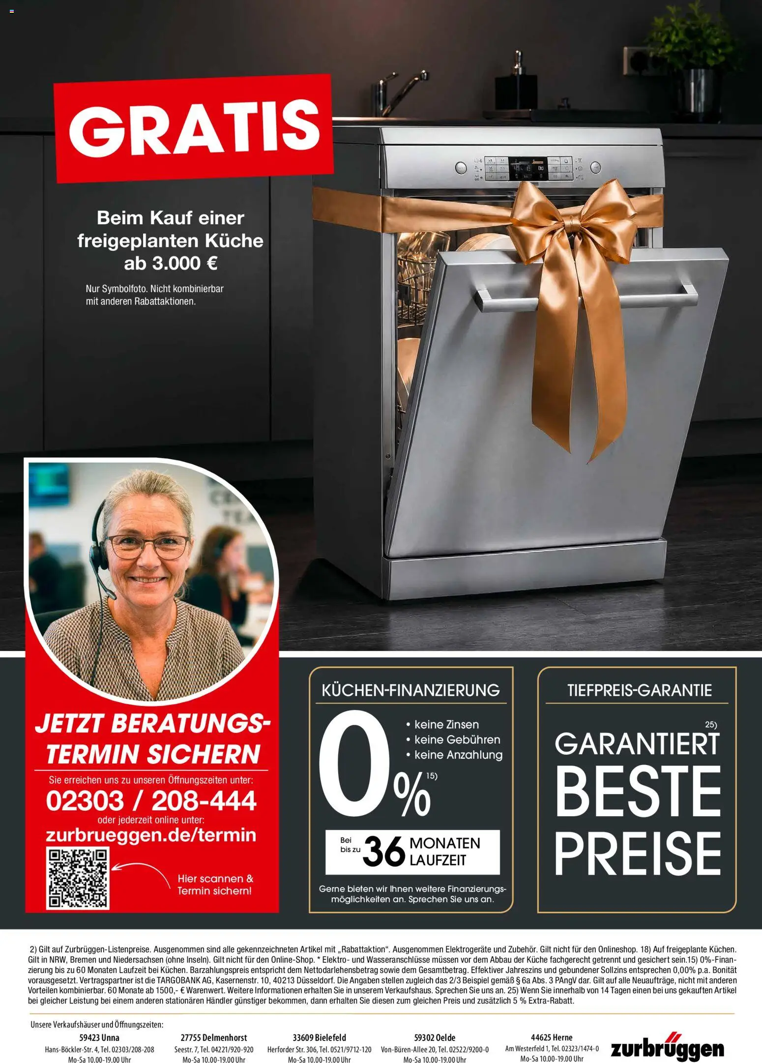 Zurbrüggen Küchentausch-Aktion – gültig ab 06.08.2026 | Seite: 4 | Produkte: Küche, Uhr