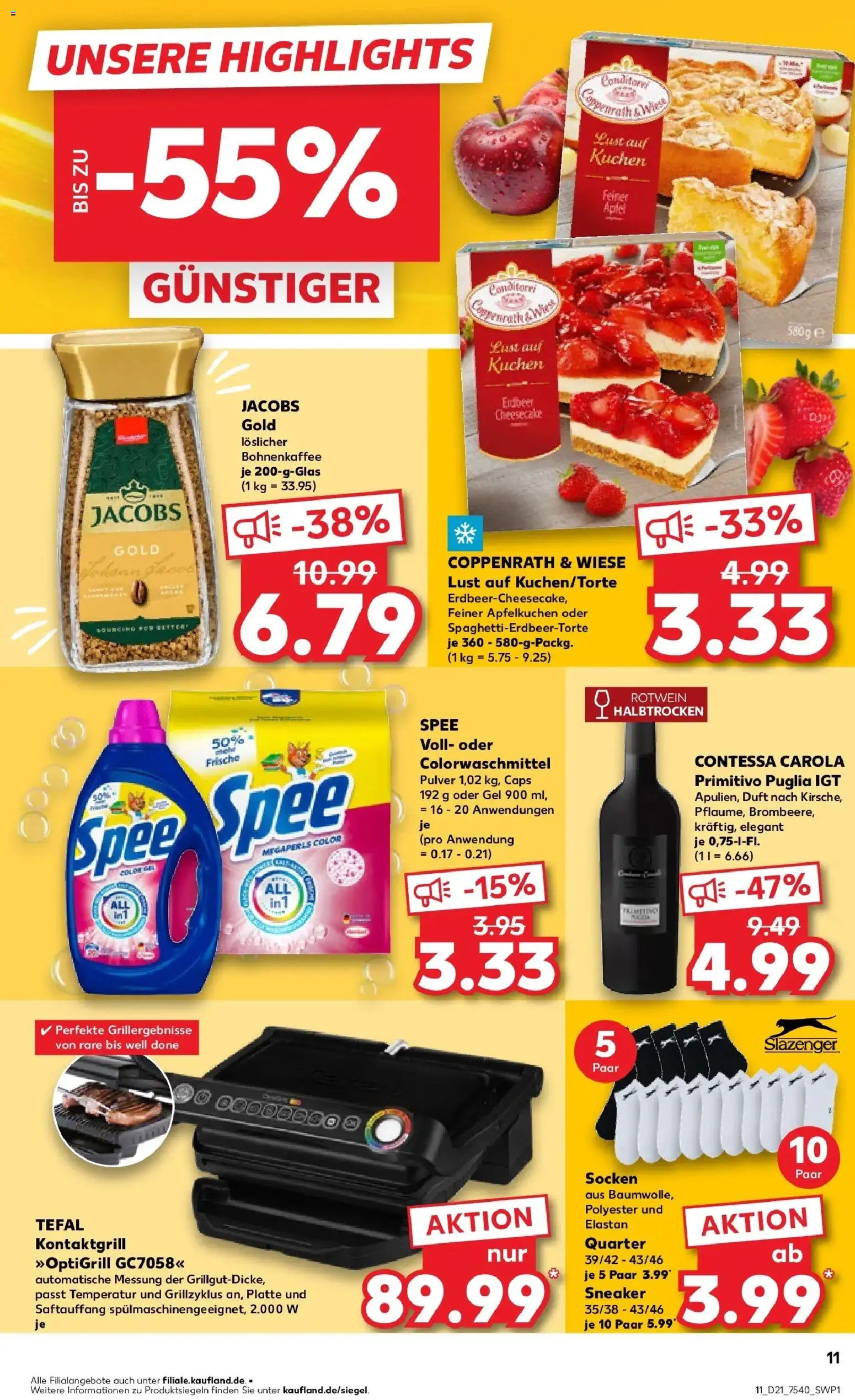 Kaufland Prospekt Dessau-Roßlau – gültig ab 18.05.2026 | Seite: 16 | Produkte: Rotwein halbtrocken, Duft, Spee, Socken