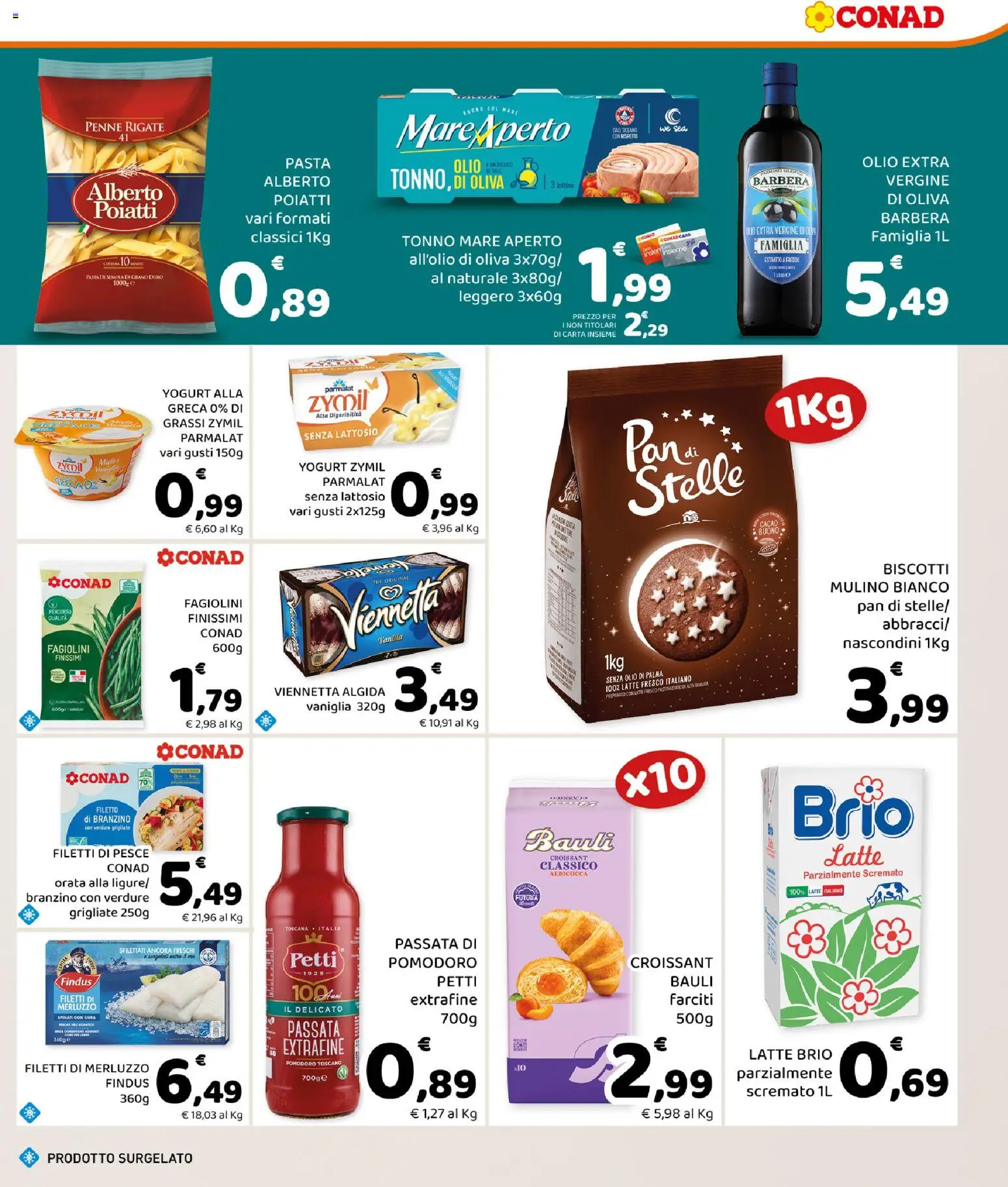 Volantino Conad del 10.06.2026 | Pagina: 3 | Prodotti: Pesce, Olio, Tonno, Olio di Oliva