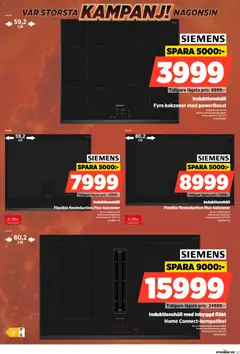 Power erbjudanden - Förhandsvisning av reklamblad från butik Power aktuell från 24/09/2026 | Sida: 57 | Produkter: Köksfläkt, Fläkt, Induktionshäll