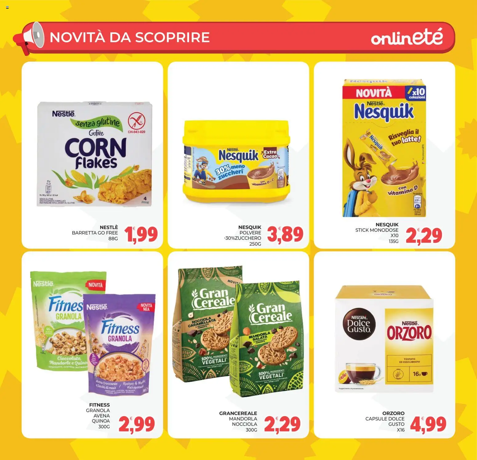 Volantino Eté del 22/09/2026 | Pagina: 14 | Prodotti: Senza glutine, Mandorle, Mais, Quinoa
