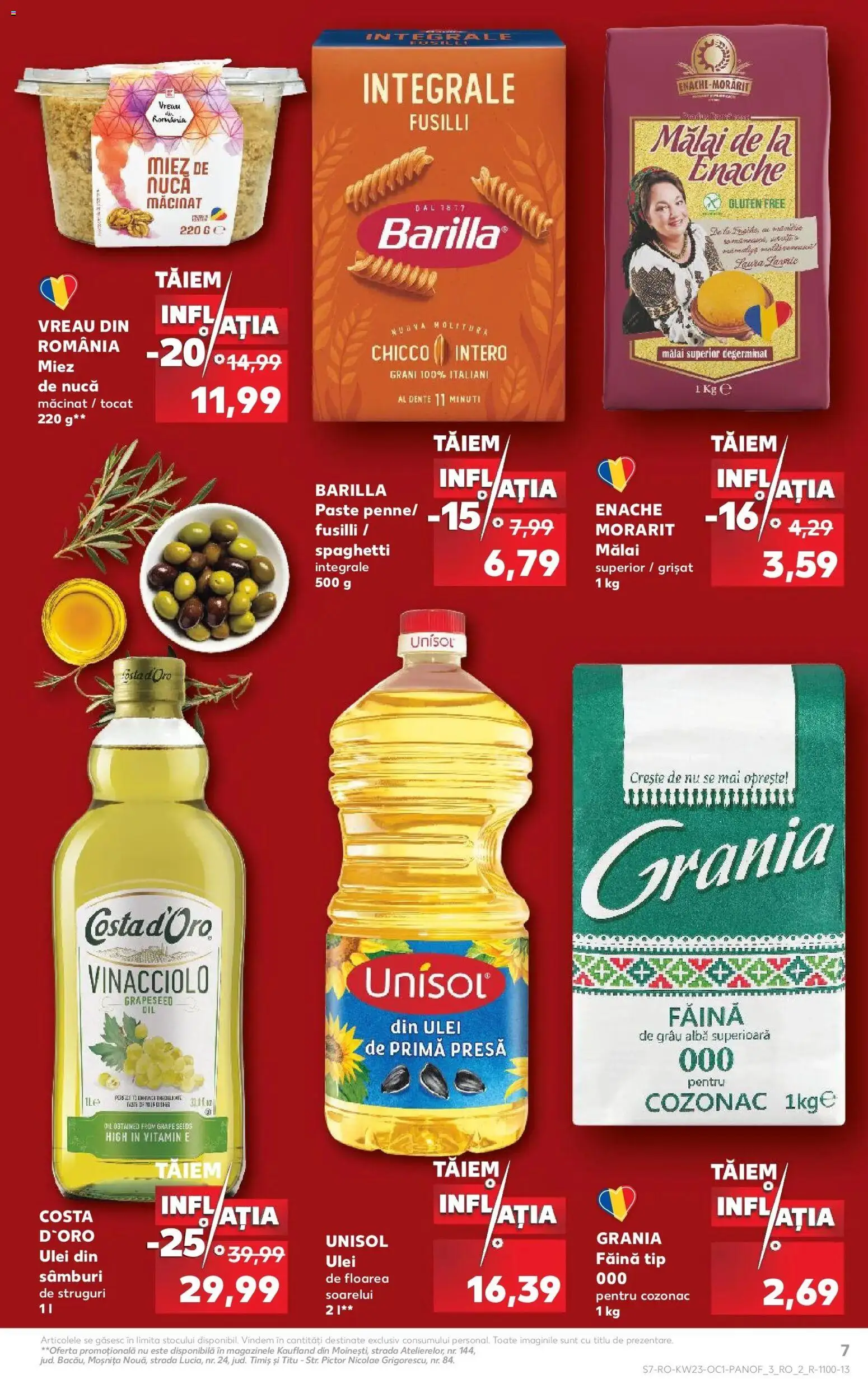 Noul catalog Kaufland – valabil de la 03.06.2026 | Pagină: 7 | Produse: Struguri, Presă, Făină, Mălai