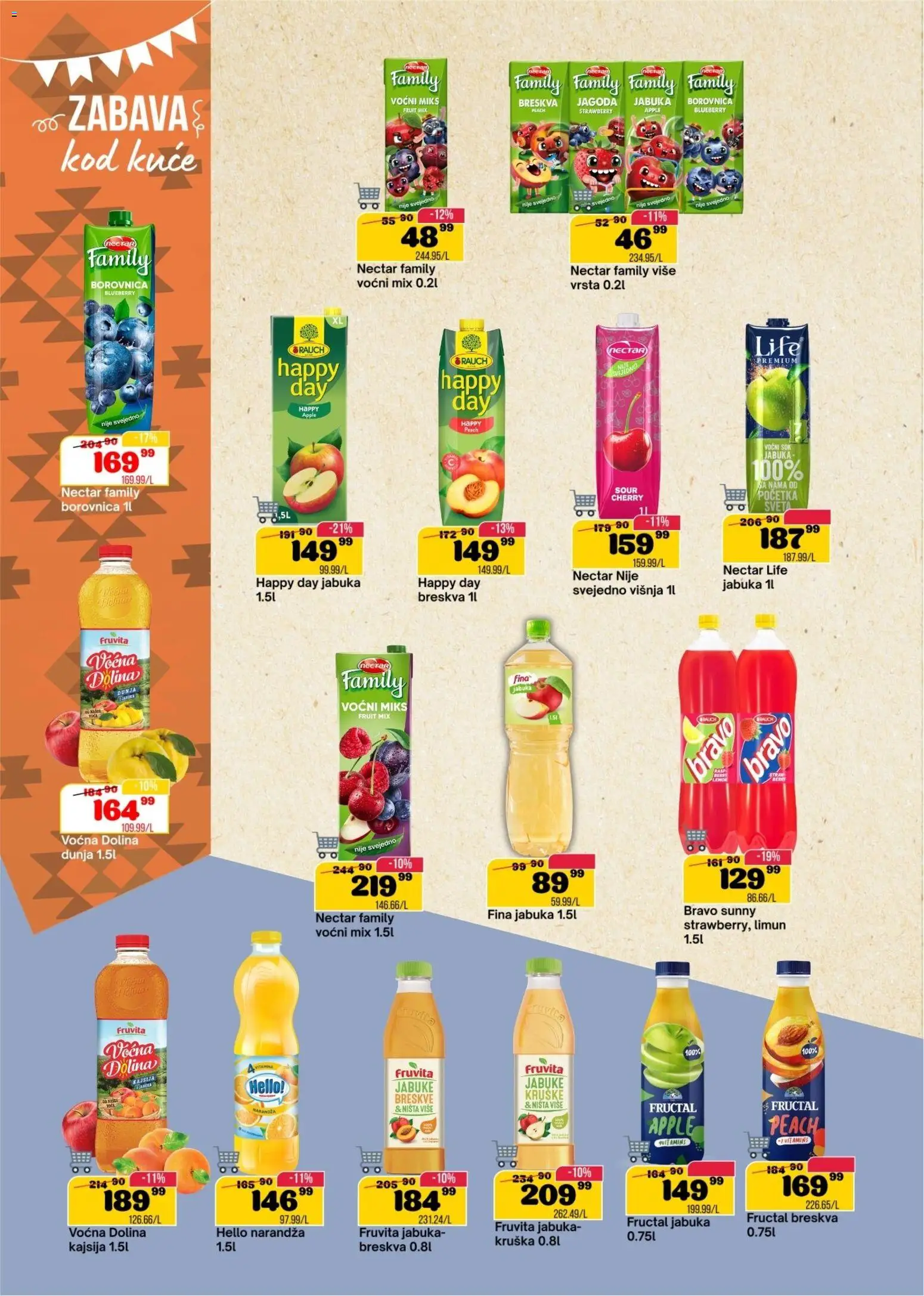 Senta Promet katalog - važi od 03.06.2026 | Strana: 14 | Proizvode: Kajsija, Sok, Limun, Breskva
