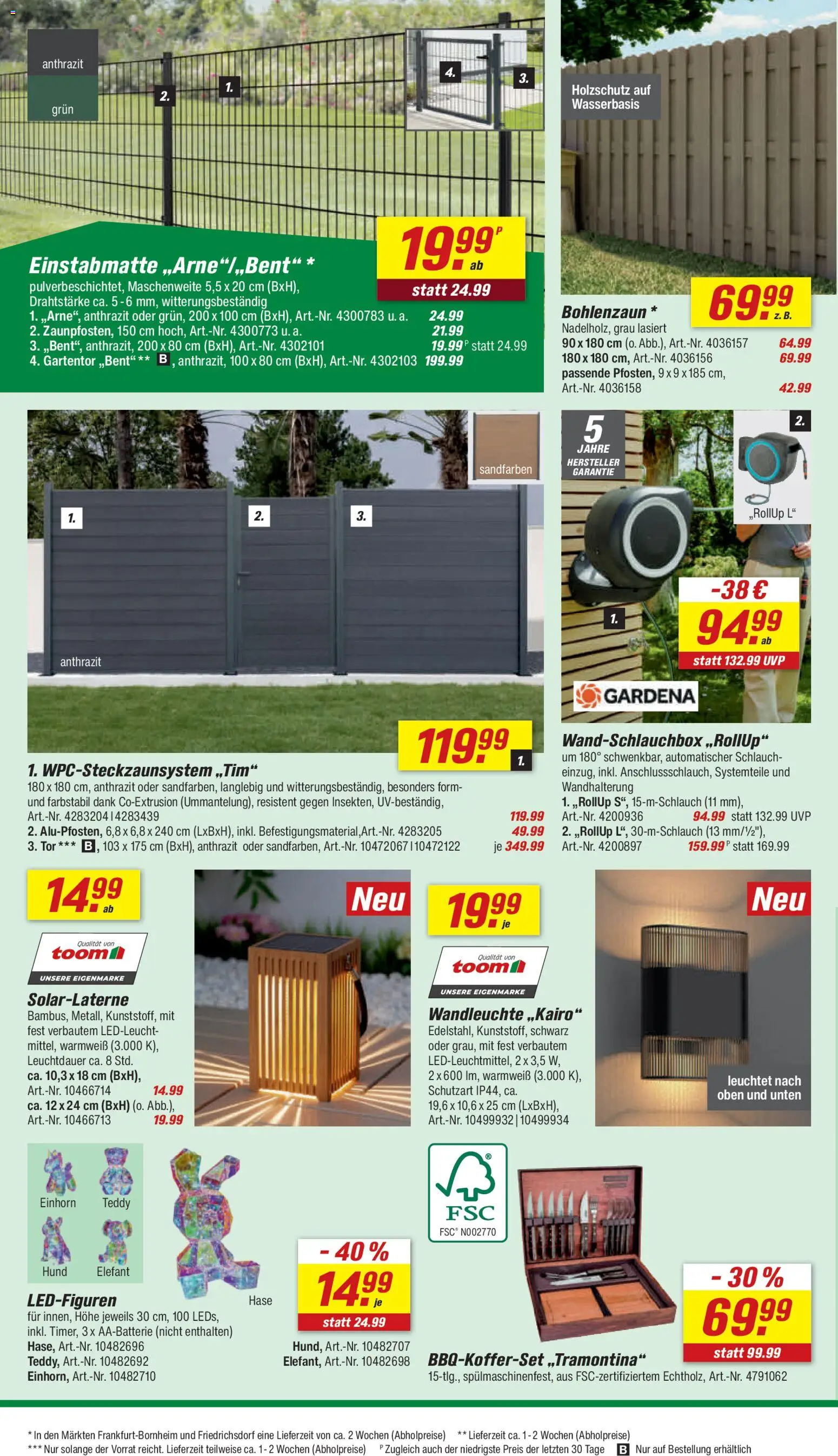Toom Baumarkt Prospekt – gültig ab 11.07.2026 | Seite: 8 | Produkte: Wandleuchte