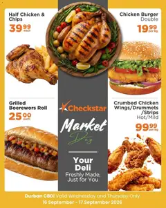 Check Star specials catalogue – valid from 16/09/2026 | Page: 5 | Products: Boerewors, Chicken, Chips