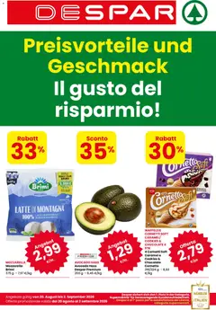 Anteprima del volantino Despar volantino Bolzano valido a partire dal 20/08/2026
