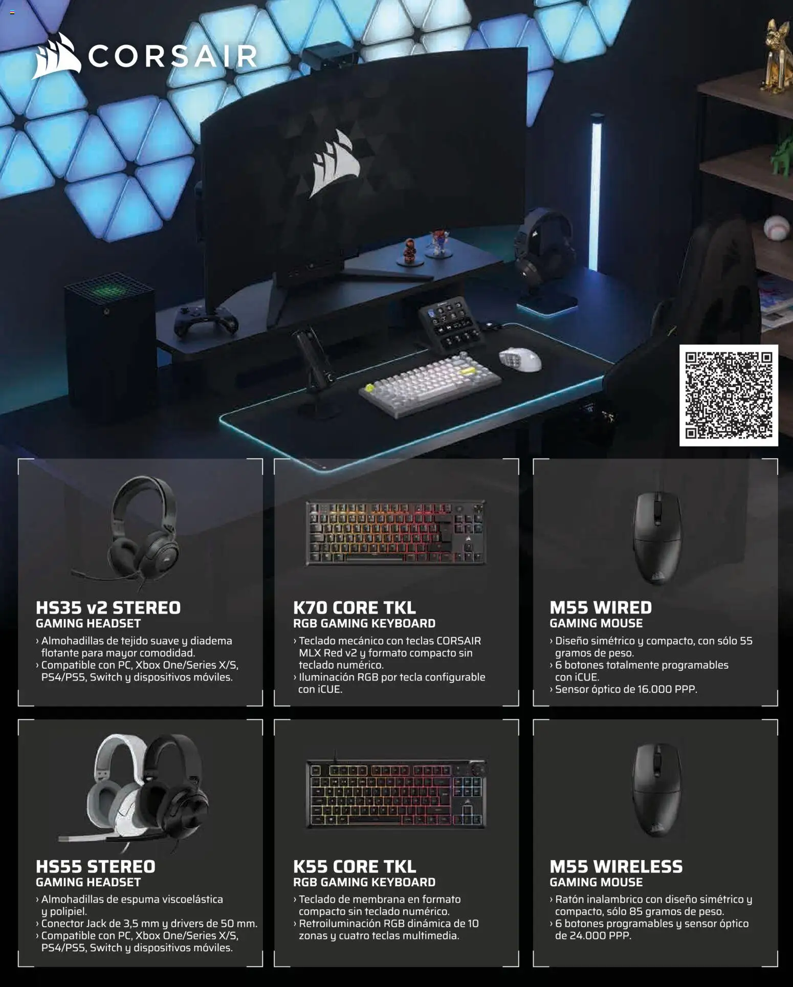 Game folleto │ válido desde el 09/12/2025 | Página: 32 | Productos: Mouse, Teclado, Peso, Iluminación