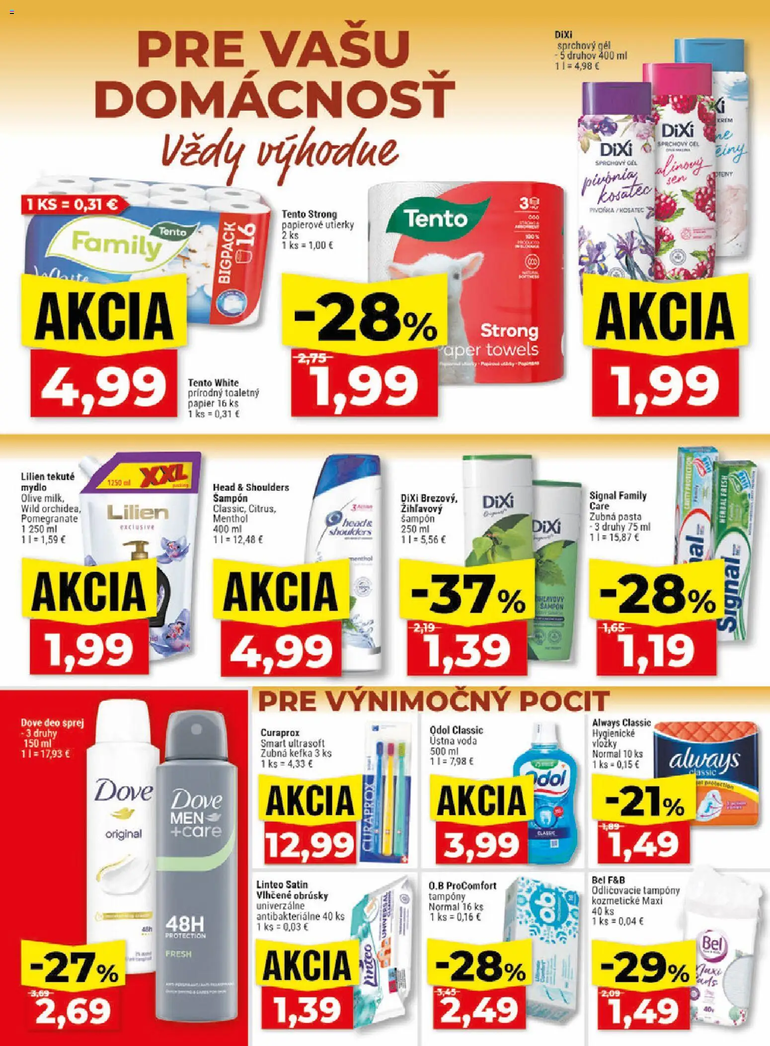 Nové Klas akcie – leták je platný od 22.06.2026 | Strana: 25 | Produkty: Zubná kefka, Mydlo, Zubná pasta, Orchidea
