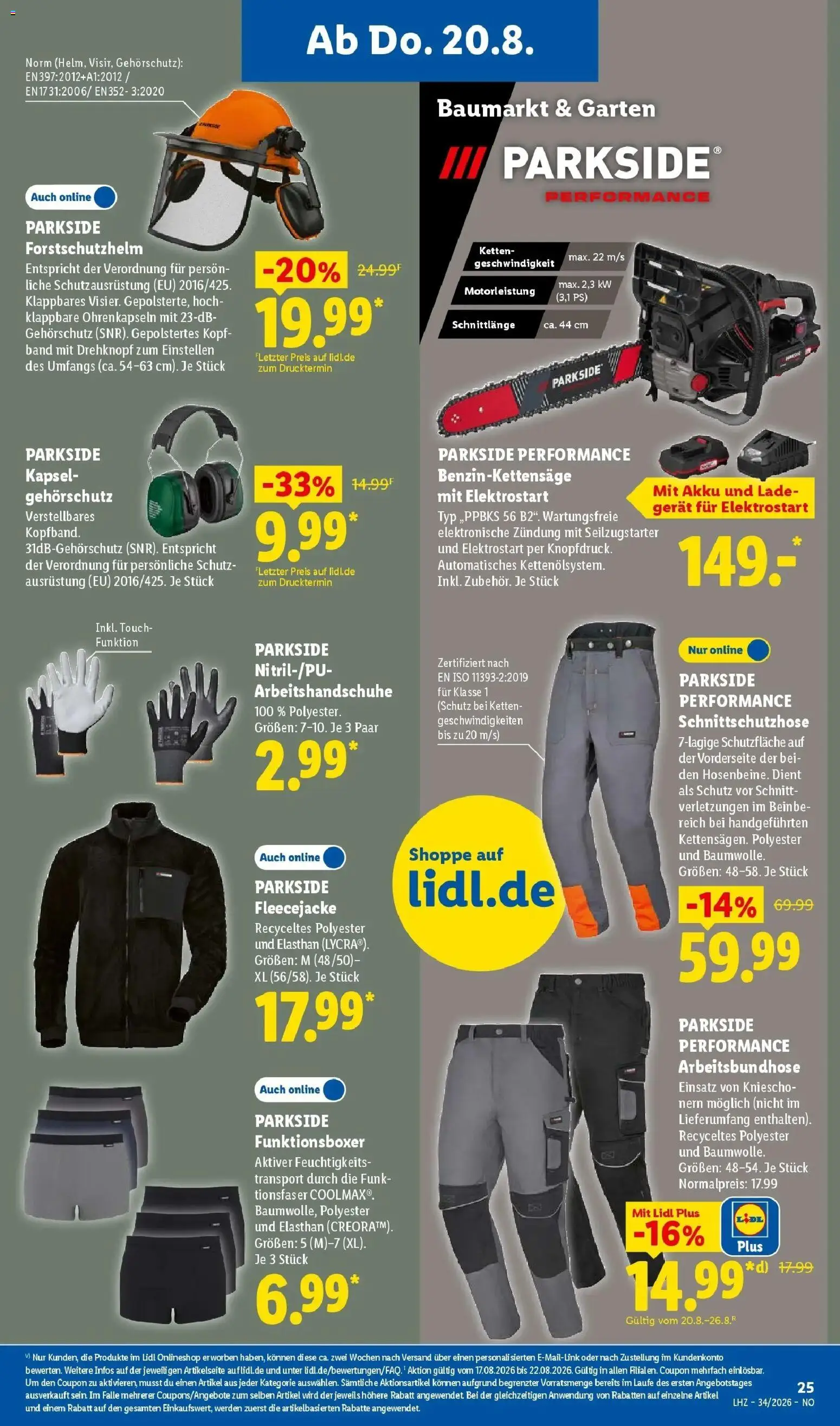 Lidl Prospekt Bad Rothenfelde (ab 17.08.2026) zum Blättern » Angebote | Seite: 45 | Produkte: Boxer