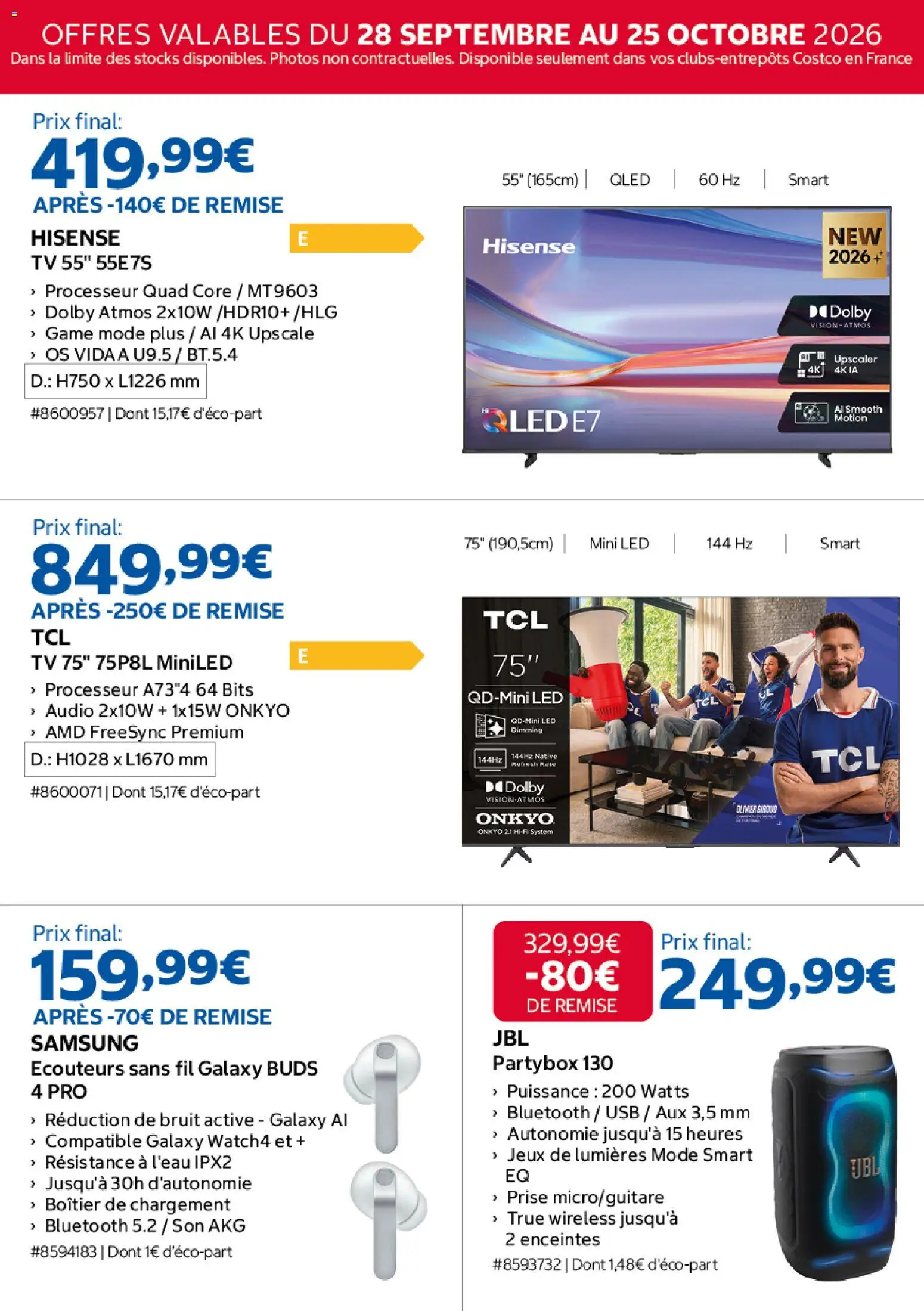 {H1} | Page: 2 | Produits: Audio, USB, Écouteurs sans fil, Prise