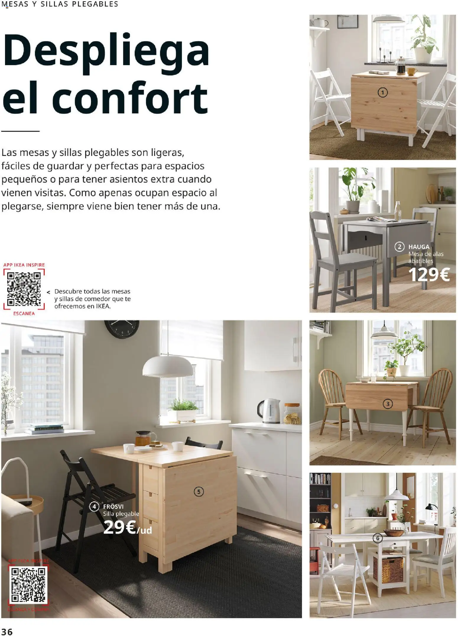 IKEA - Comedores │ válido desde el 01/09/2026 | Página: 36 | Productos: Té, Mesa, Silla