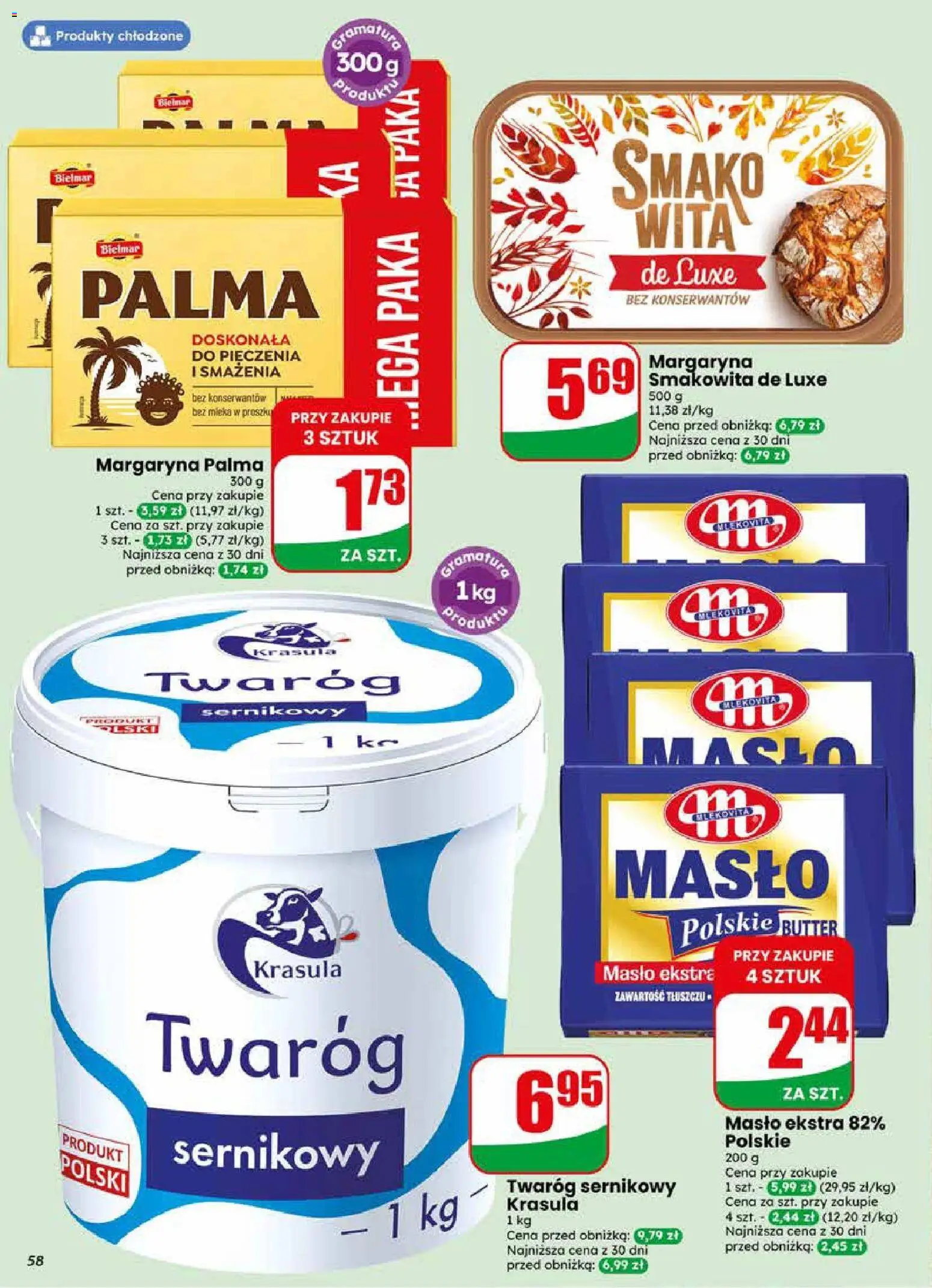 Dino gazetka od 20.05.2026 | Strona: 58 | Produkty: Mleka, Margaryna, Masło, Twaróg