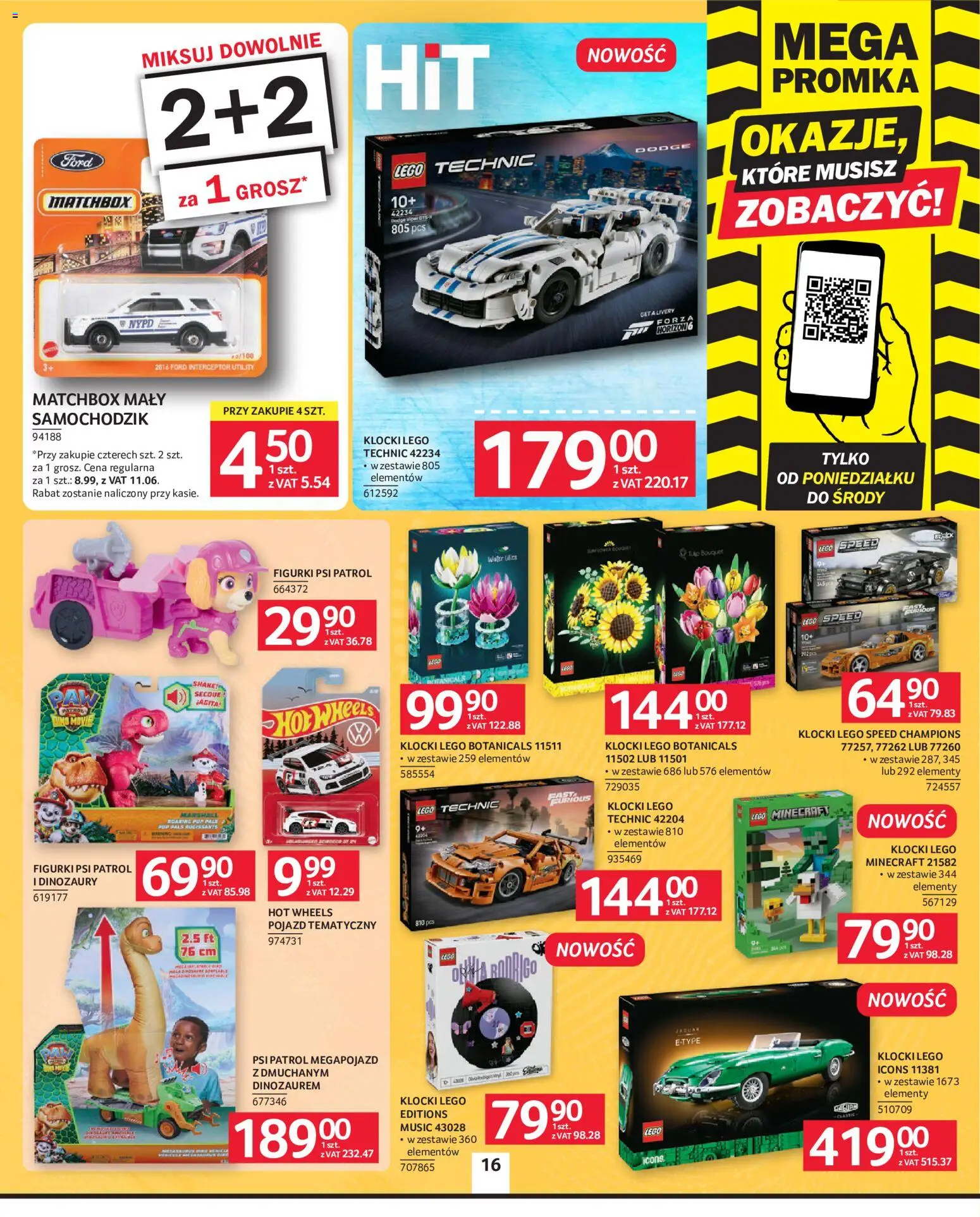 Selgros cash&carry gazetka - Oferta przemysłowa od 13.08.2026 | Strona: 18 | Produkty: Hot wheels, Lego, Klocki Lego, Figurki Psi Patrol